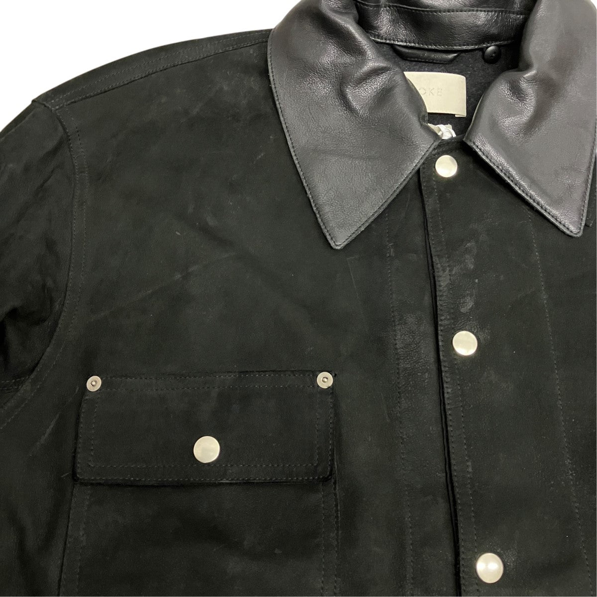 25AWNuback Leather Coverall JacketヌバックレザーカバーオールYK25FW01019B