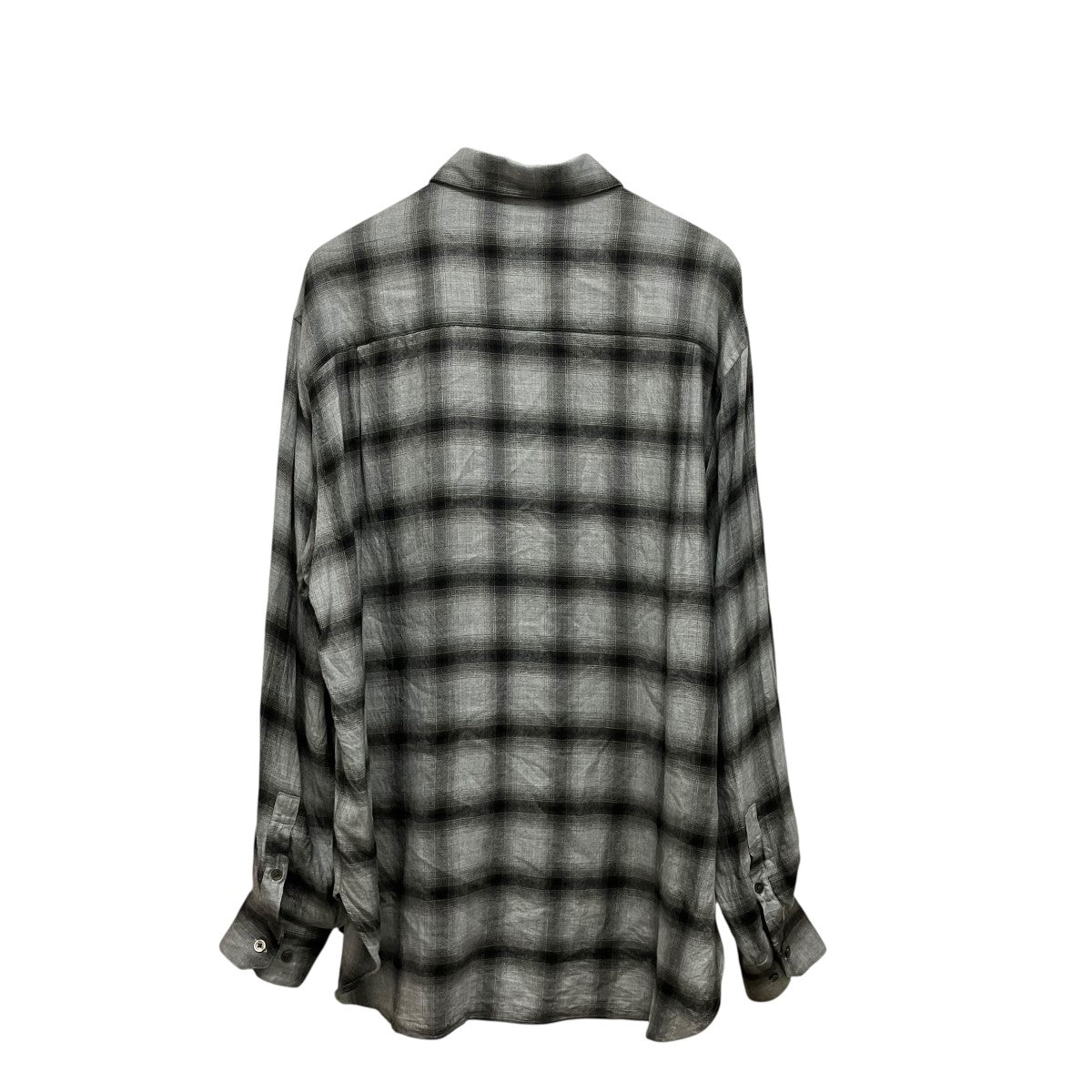ssstein(シュタイン) OVERSIZED DOWN PAT SHIRTチェックシャツST.1322