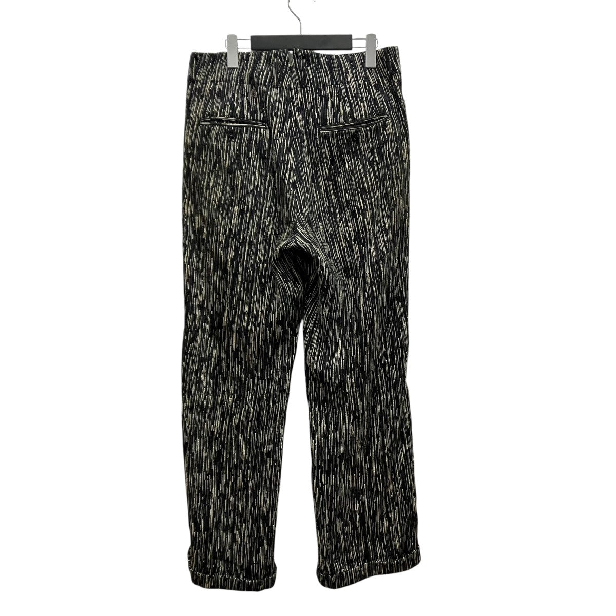 ONE TUCK TROUSERS総柄タックワイドパンツIH-24SS-P033-MN