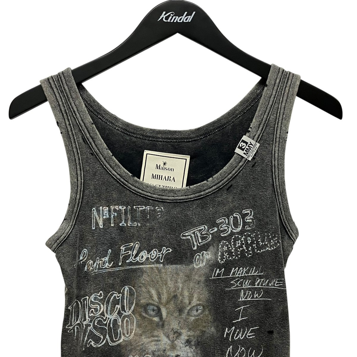 MIHARA YASUHIRO(ミハラヤスヒロ) Bleached Tanktopノースリーブ