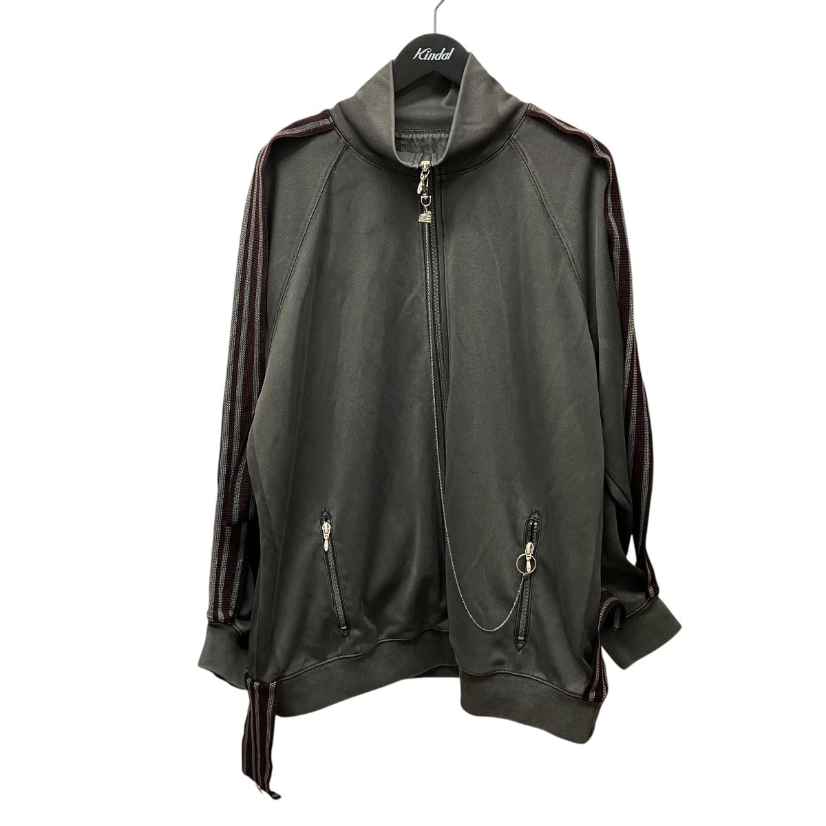 bodysong． 25SSPIGMENT-DYED DISTRESSED TRACK JACKETジップアップトラックジャケットBS250207 古着・中古-1枚目のアイテム画像