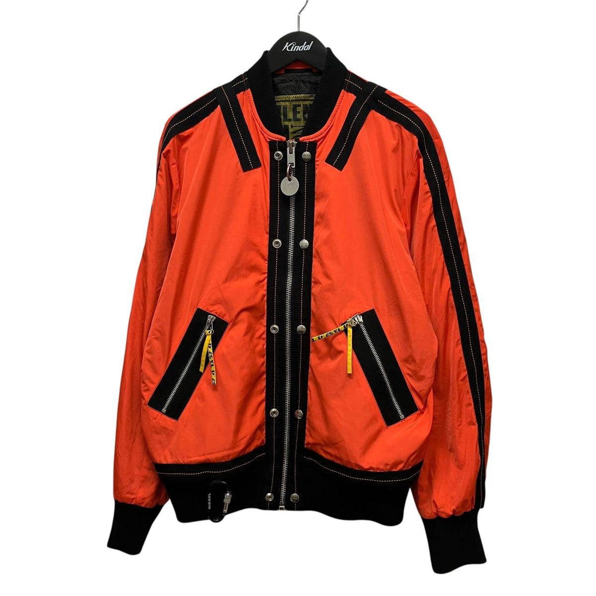 DIESEL ジップアップナイロンジャケット 古着・中古-1枚目のアイテム画像
