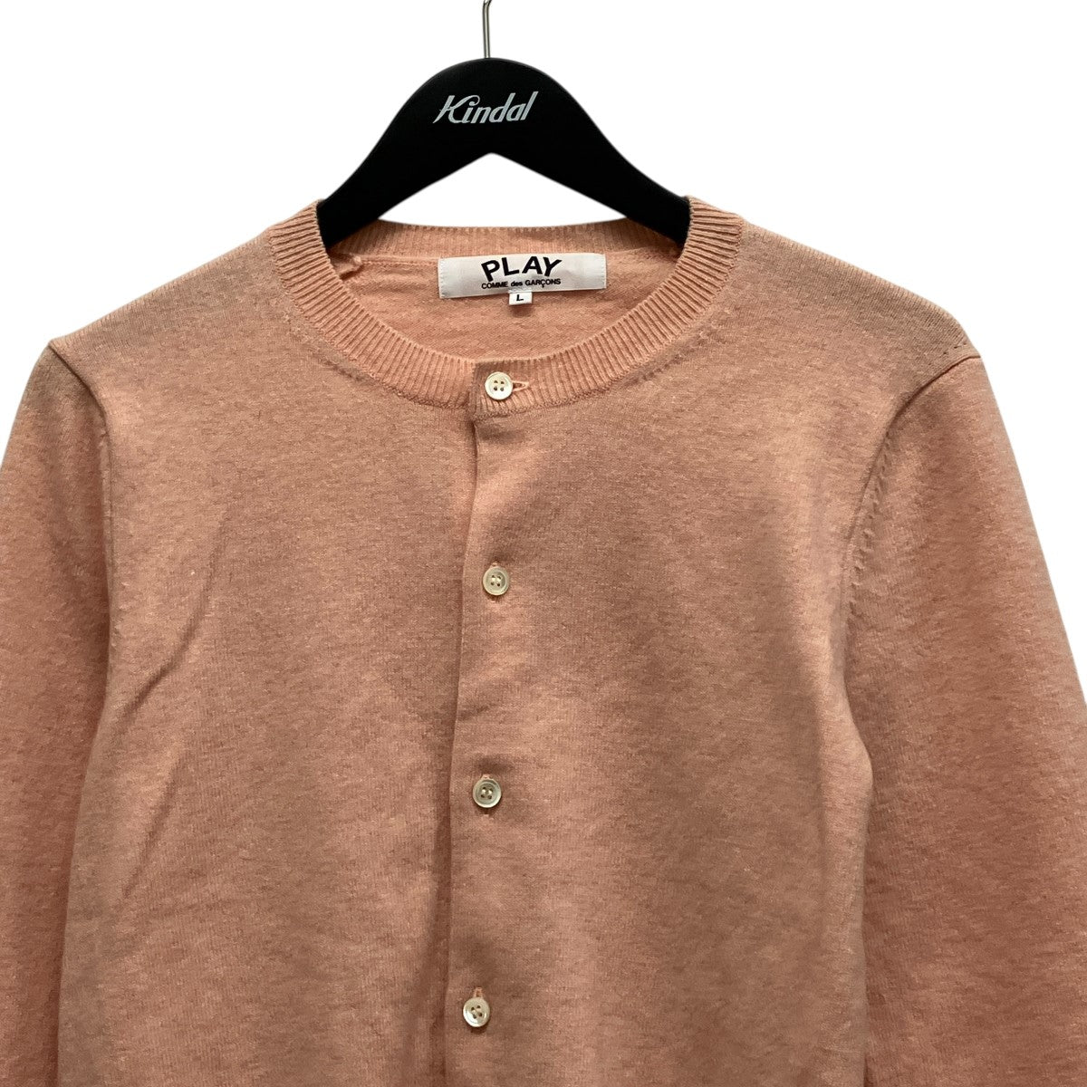 PLAY COMME des GARCONS Round Neck CardiganウールクルーネックカーディガンAZ-N091 古着・中古-3枚目のアイテム画像