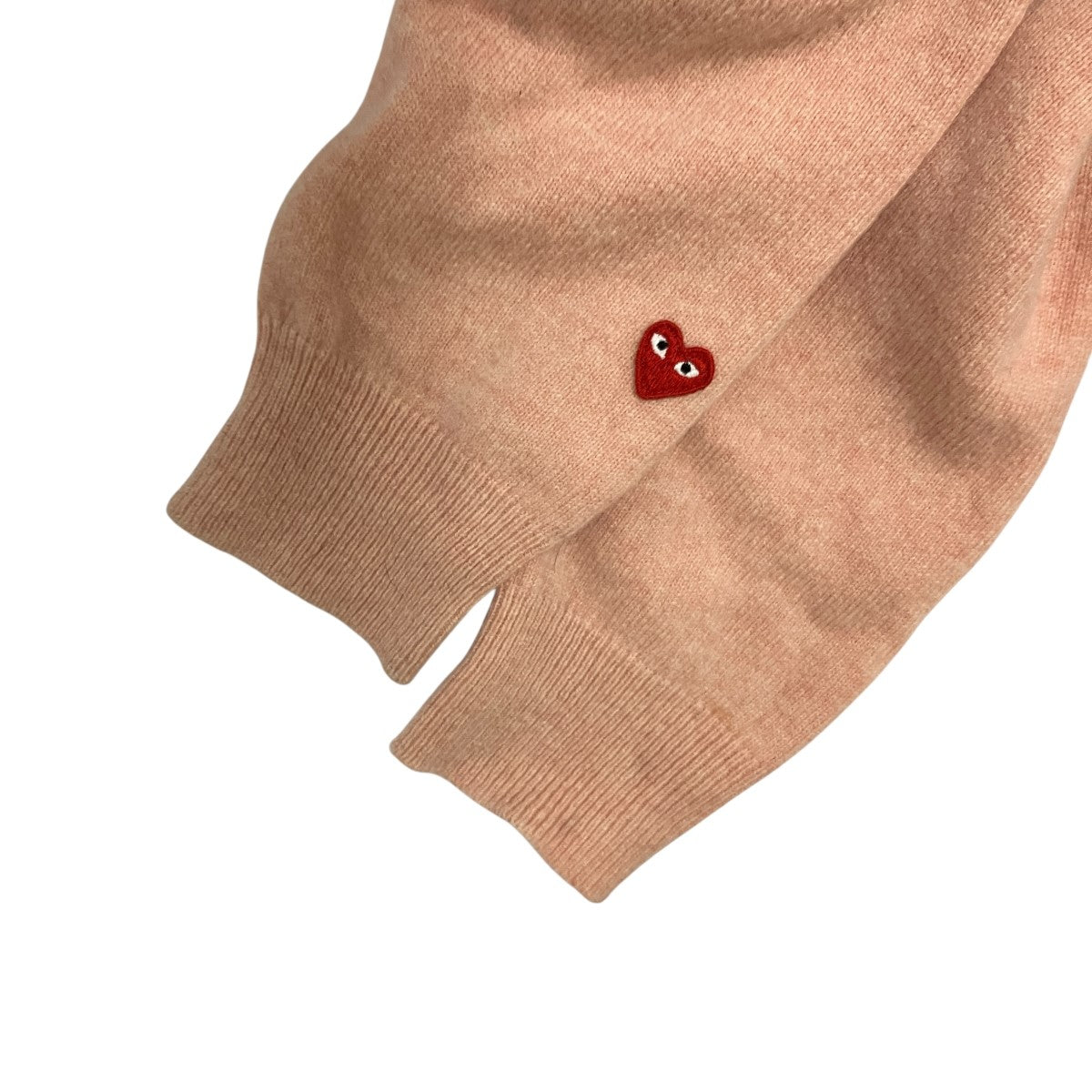 PLAY COMME des GARCONS Round Neck CardiganウールクルーネックカーディガンAZ-N091 古着・中古-6枚目のアイテム画像