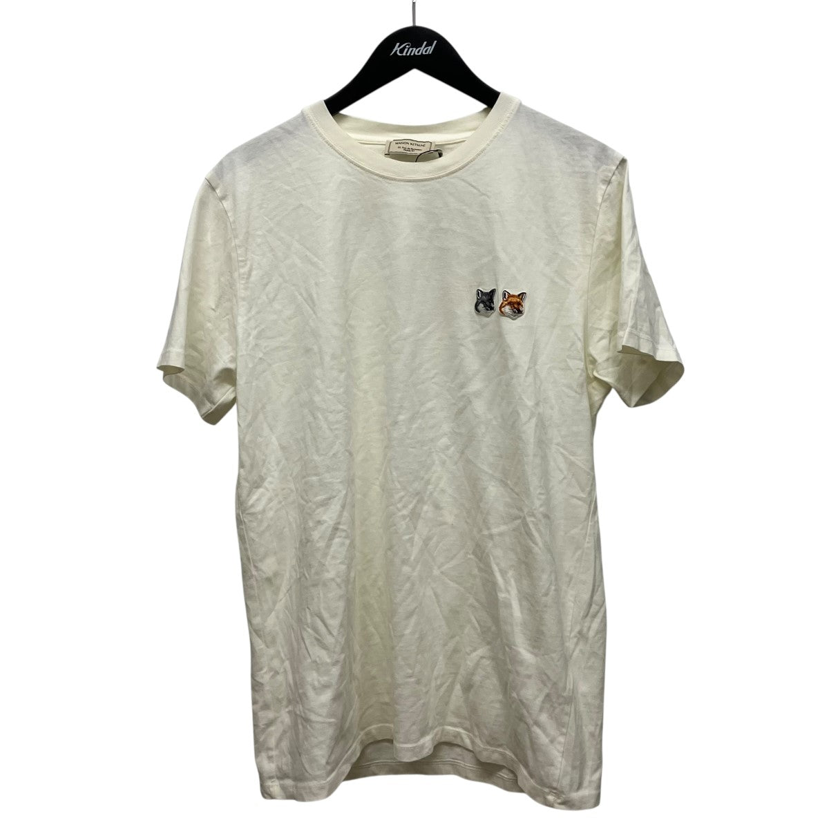 MAISON KITSUNE 刺しゅう半袖TシャツBU00103KJ0008 古着・中古-1枚目のアイテム画像