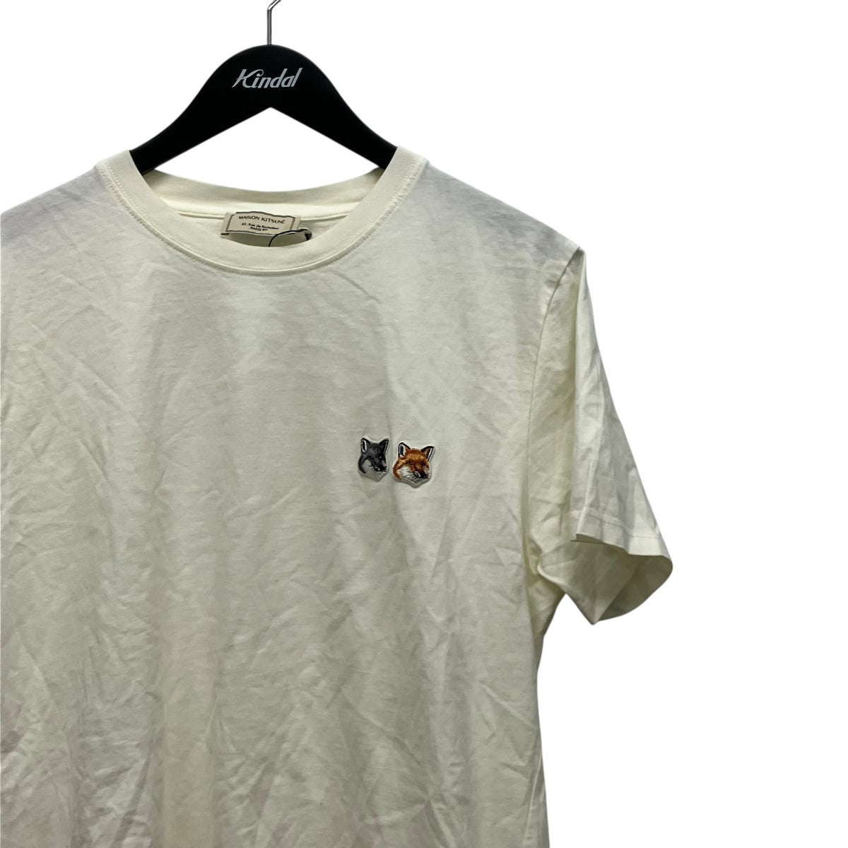 MAISON KITSUNE 刺しゅう半袖TシャツBU00103KJ0008 古着・中古-3枚目のアイテム画像