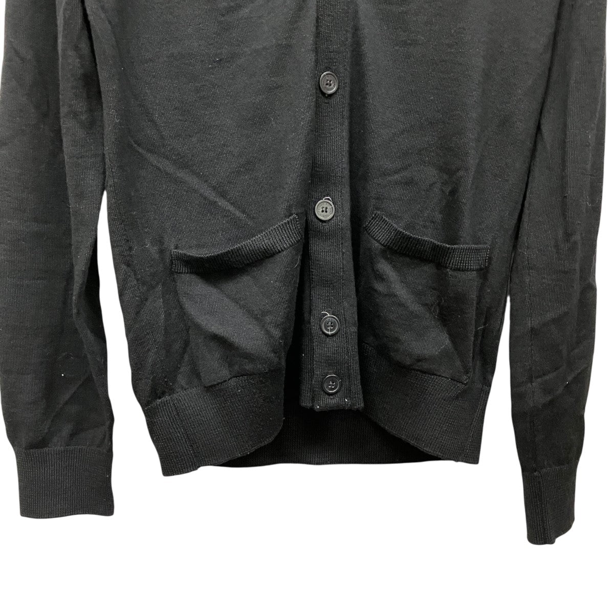 TRICOLOR FOX PATCH CLASSIC CARDIGANロゴパッチカーディガンFU00501KT1036