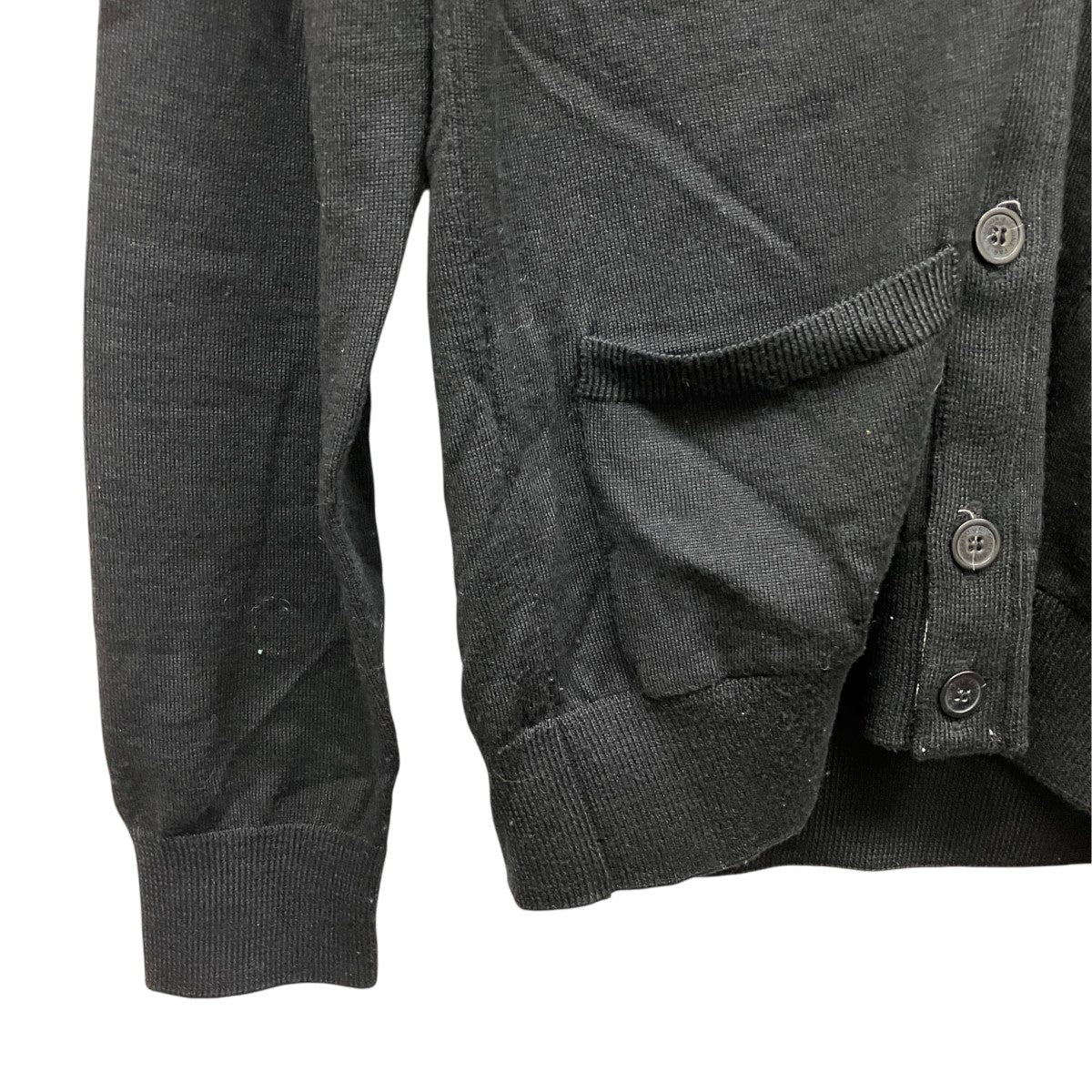 TRICOLOR FOX PATCH CLASSIC CARDIGANロゴパッチカーディガンFU00501KT1036