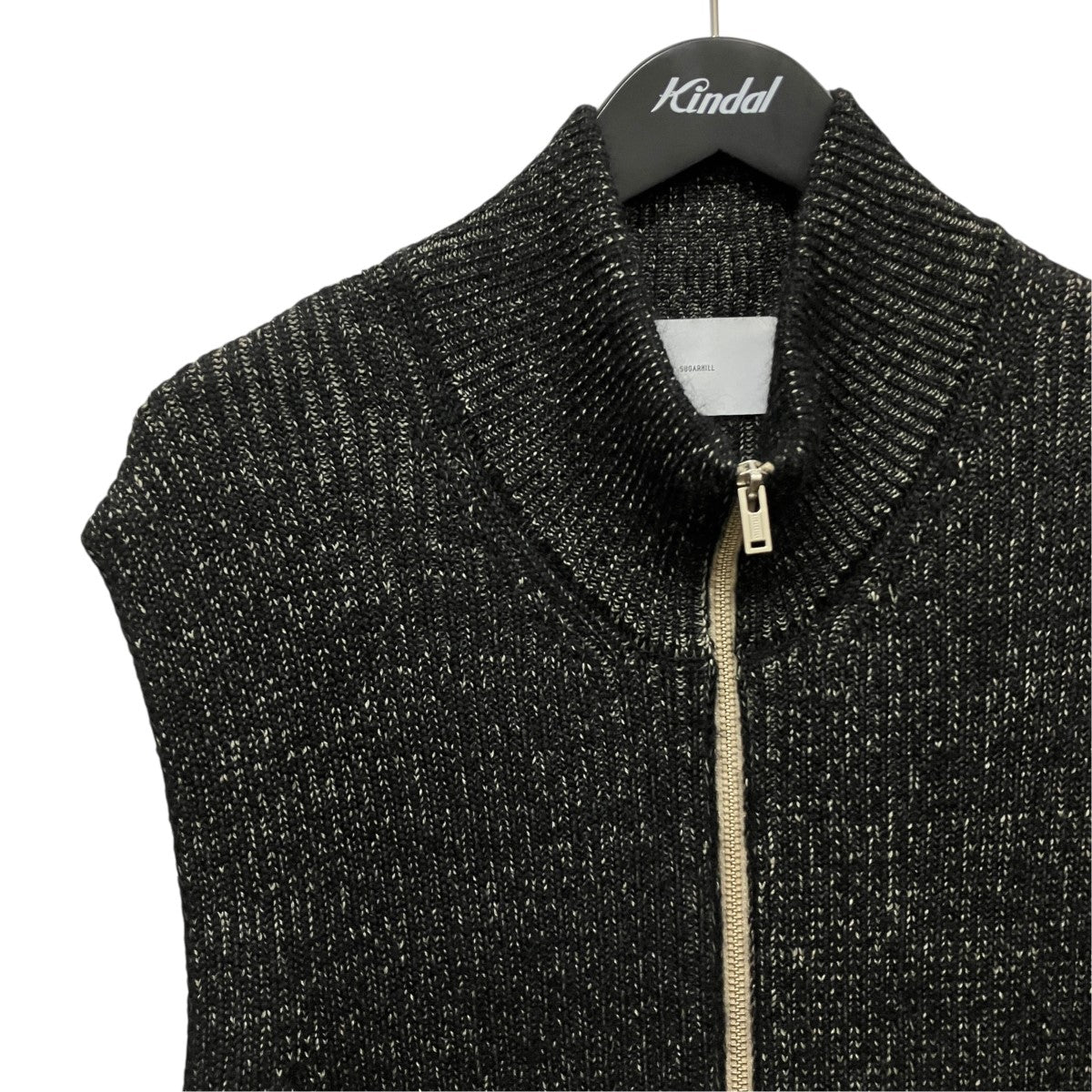 DRIVERS KNIT VESTジップアップニットベスト23AWKN04
