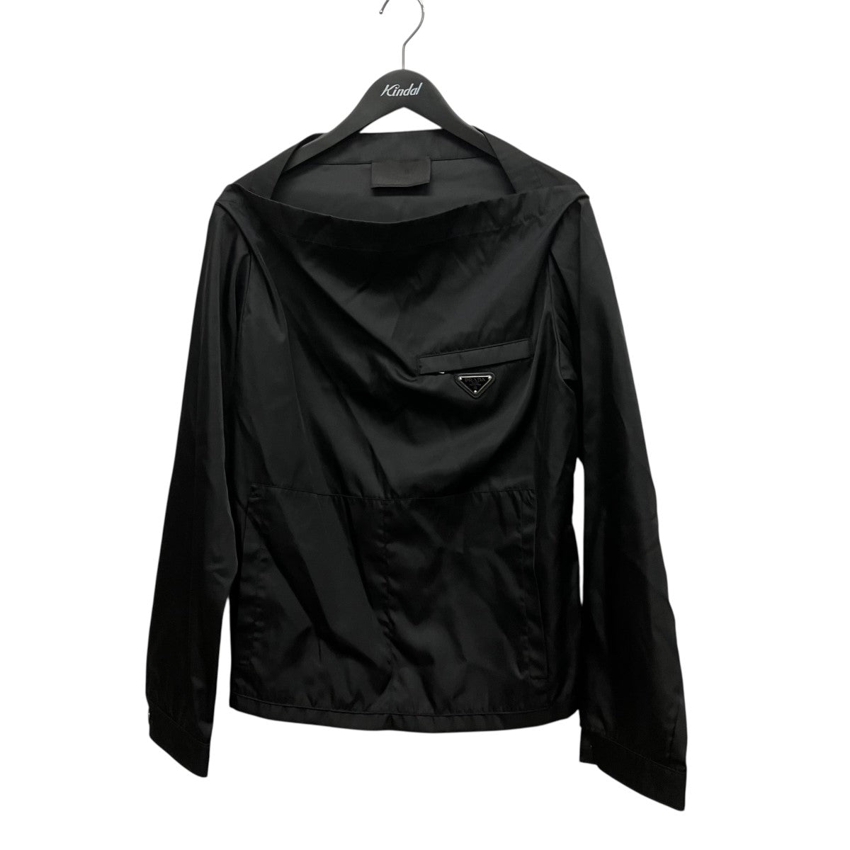 PRADA 21SSRE-NYLONトライアングルロゴプルオーバーSGB755 古着・中古-1枚目のアイテム画像
