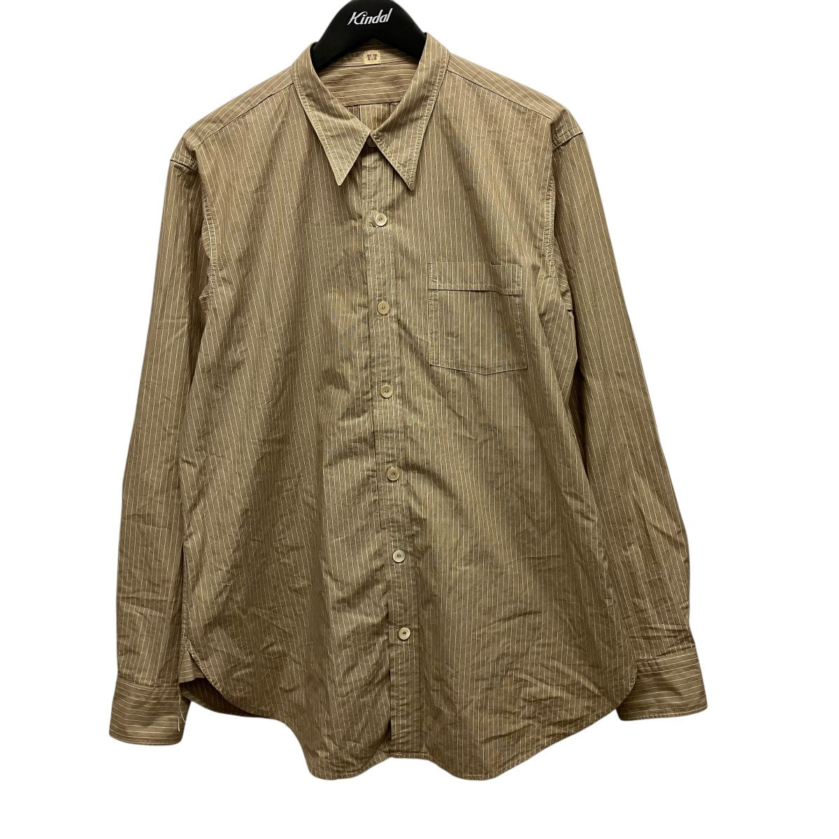 Taiga Takahashi(タイガタカハシ) Narrow Collar Shirtストライプ Taiga Takahashi(タイガタカハシ) Narrow Collar Shirtストライプ