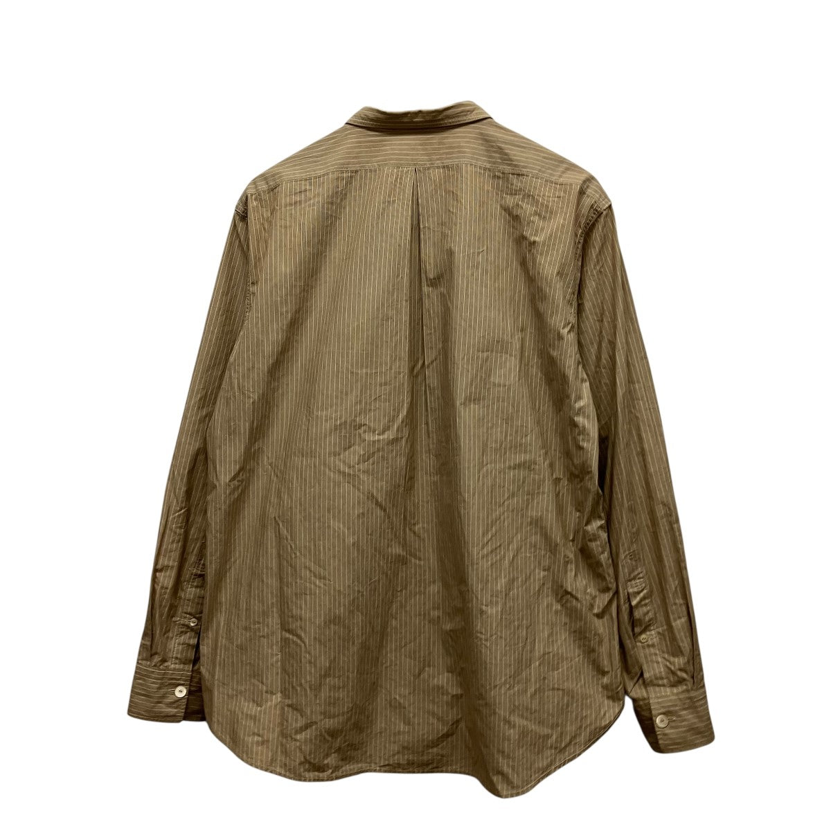 Taiga Takahashi(タイガタカハシ) Narrow Collar Shirtストライプ