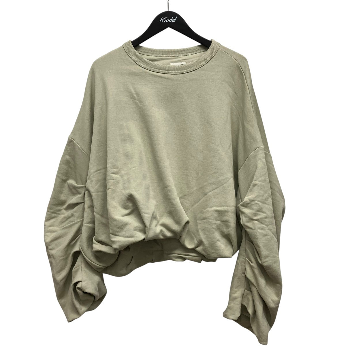 DRIES VAN NOTEN ボリュームスリーブクロップドスウェット232-011119-7618 古着・中古-1枚目のアイテム画像
