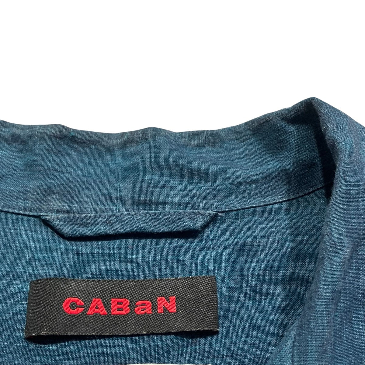 CABaN 半袖リネンオープンカラーシャツ59-05-01-05006 古着・中古-5枚目のアイテム画像