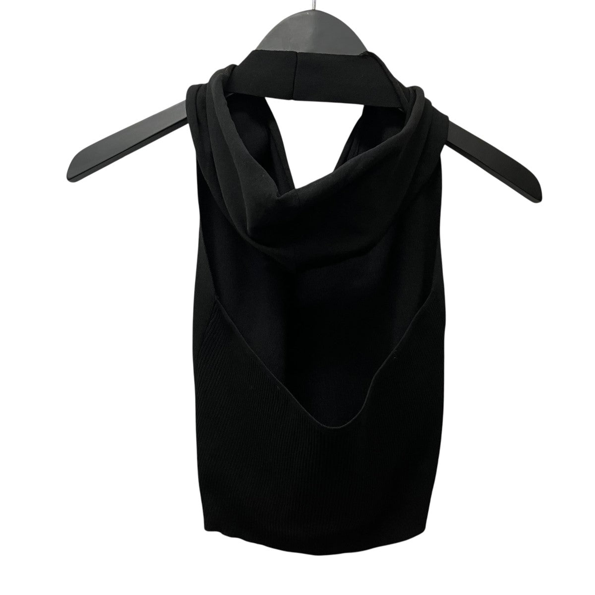 PERVERZE Cropped Hoodie Knit Topクロップドフードニット0124011907 古着・中古-2枚目のアイテム画像