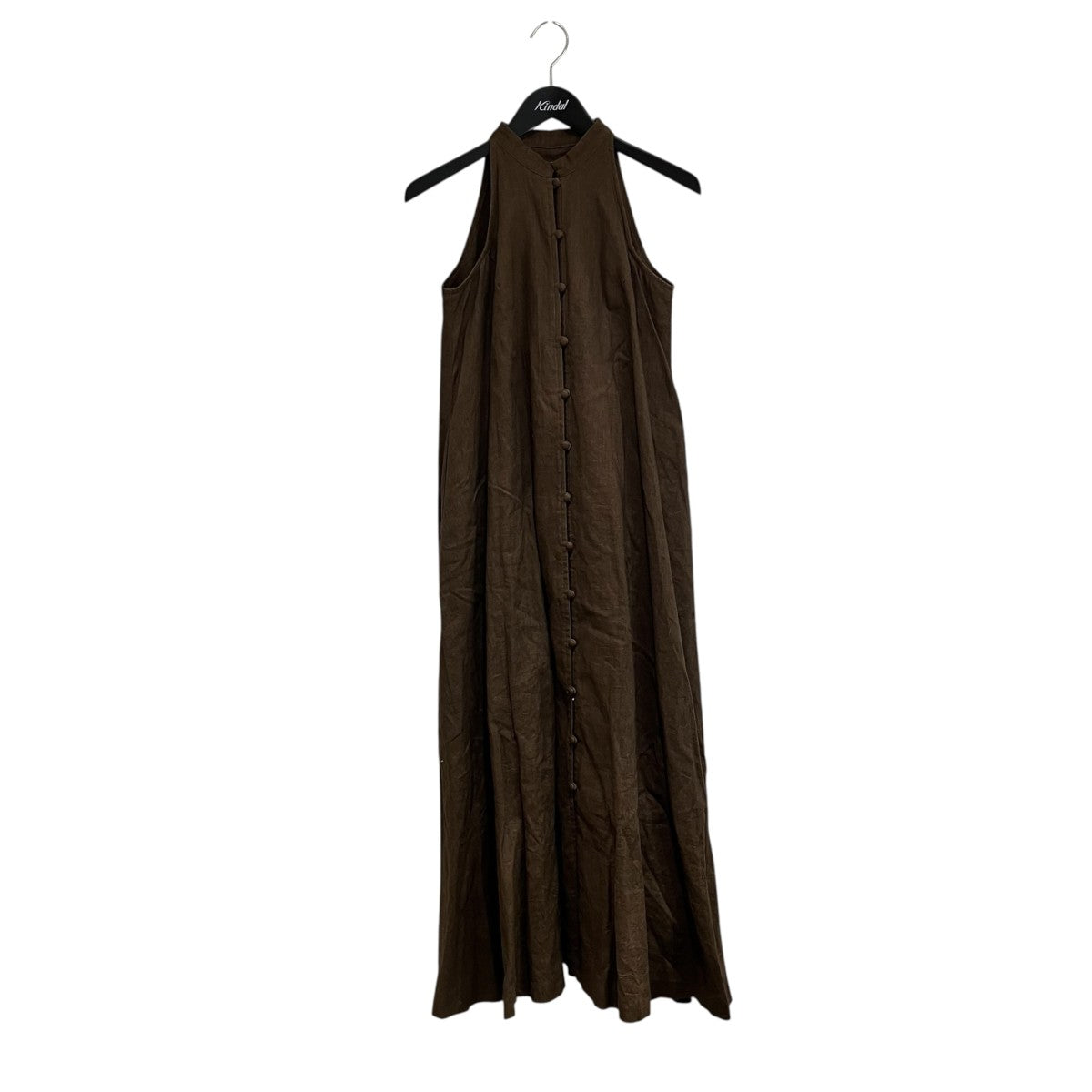 STAND COLLAR AMERICAN SLEEVE DRESSノースリーブワンピース1233305002