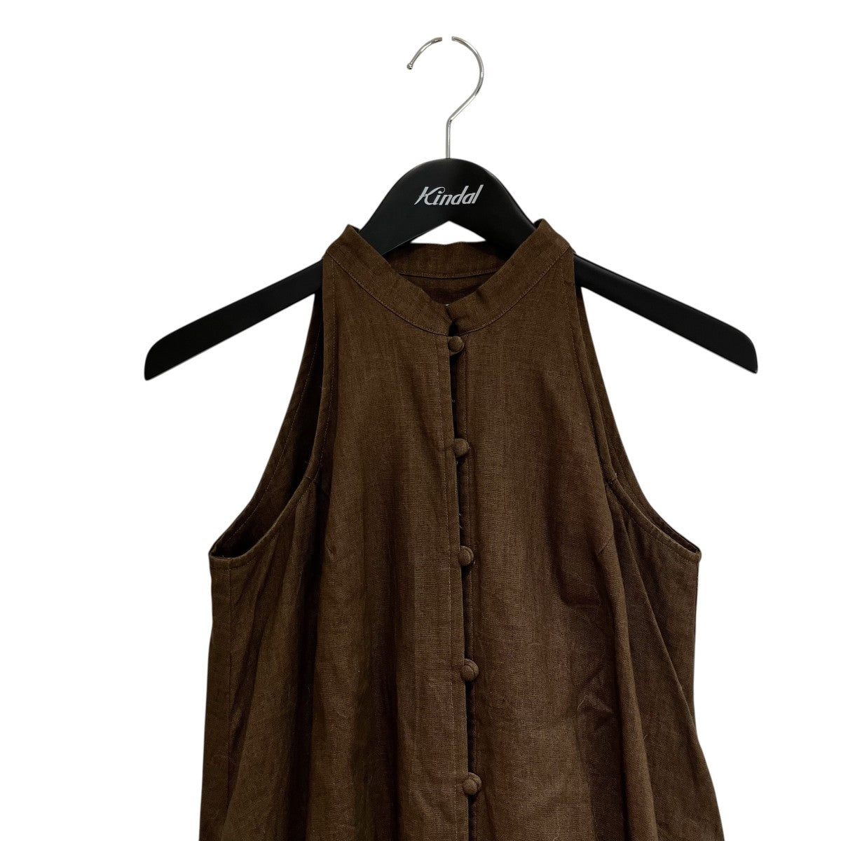 STAND COLLAR AMERICAN SLEEVE DRESSノースリーブワンピース1233305002