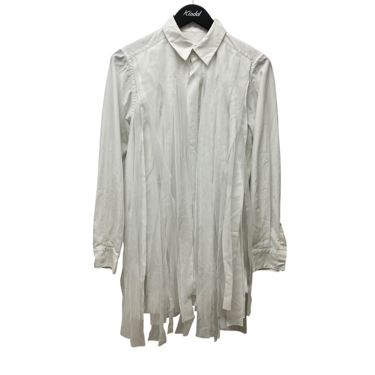 COMME des GARCONS COMME des GARCONS 断ち切り デザイン 長袖シャツRI-B002 古着・中古-1枚目のアイテム画像