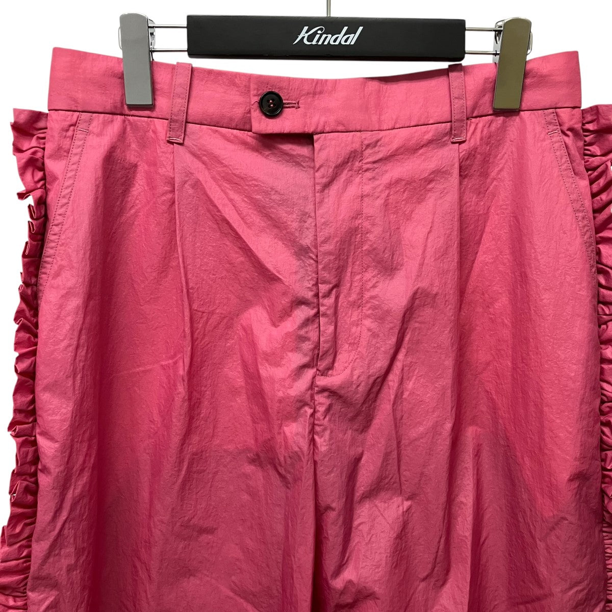 VIVIANO フリルワイドナイロンパンツSP03 古着・中古-3枚目のアイテム画像