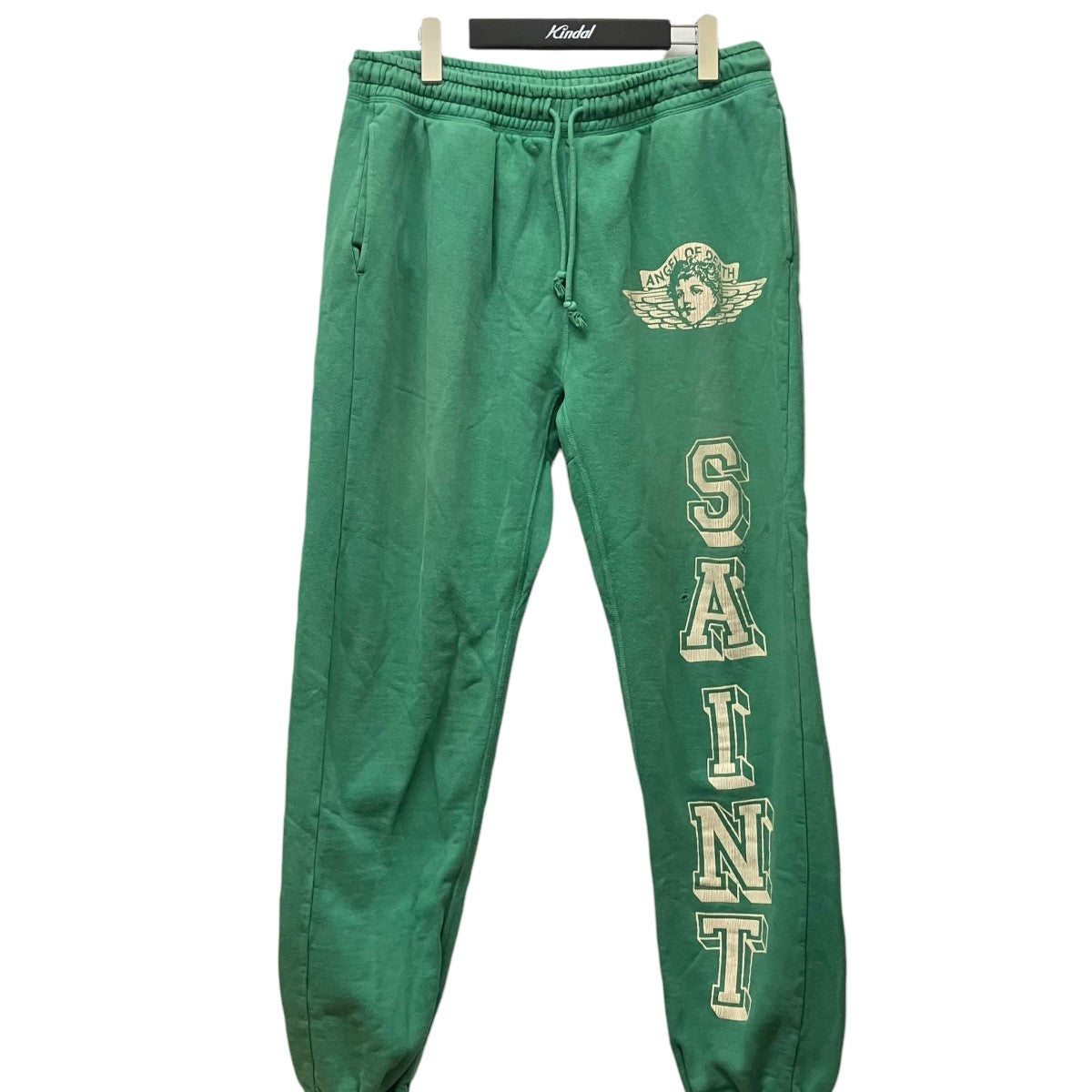 SAINT MICHAEL 22AWデザインプリントスウェットパンツSM-A22-0000-029 古着・中古-1枚目のアイテム画像