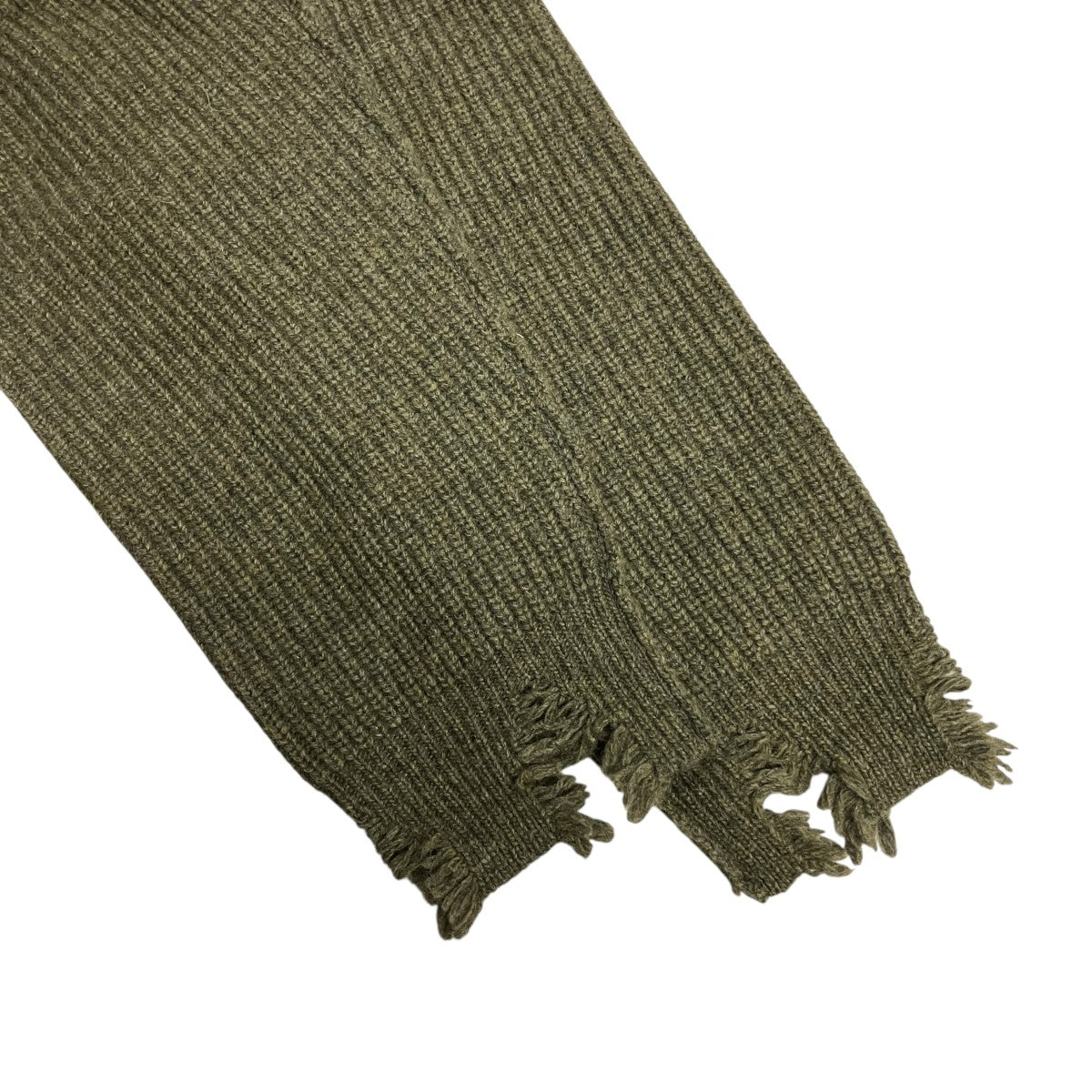ROGHEN TURTLE NECK SWEATERダメージ加工ニット