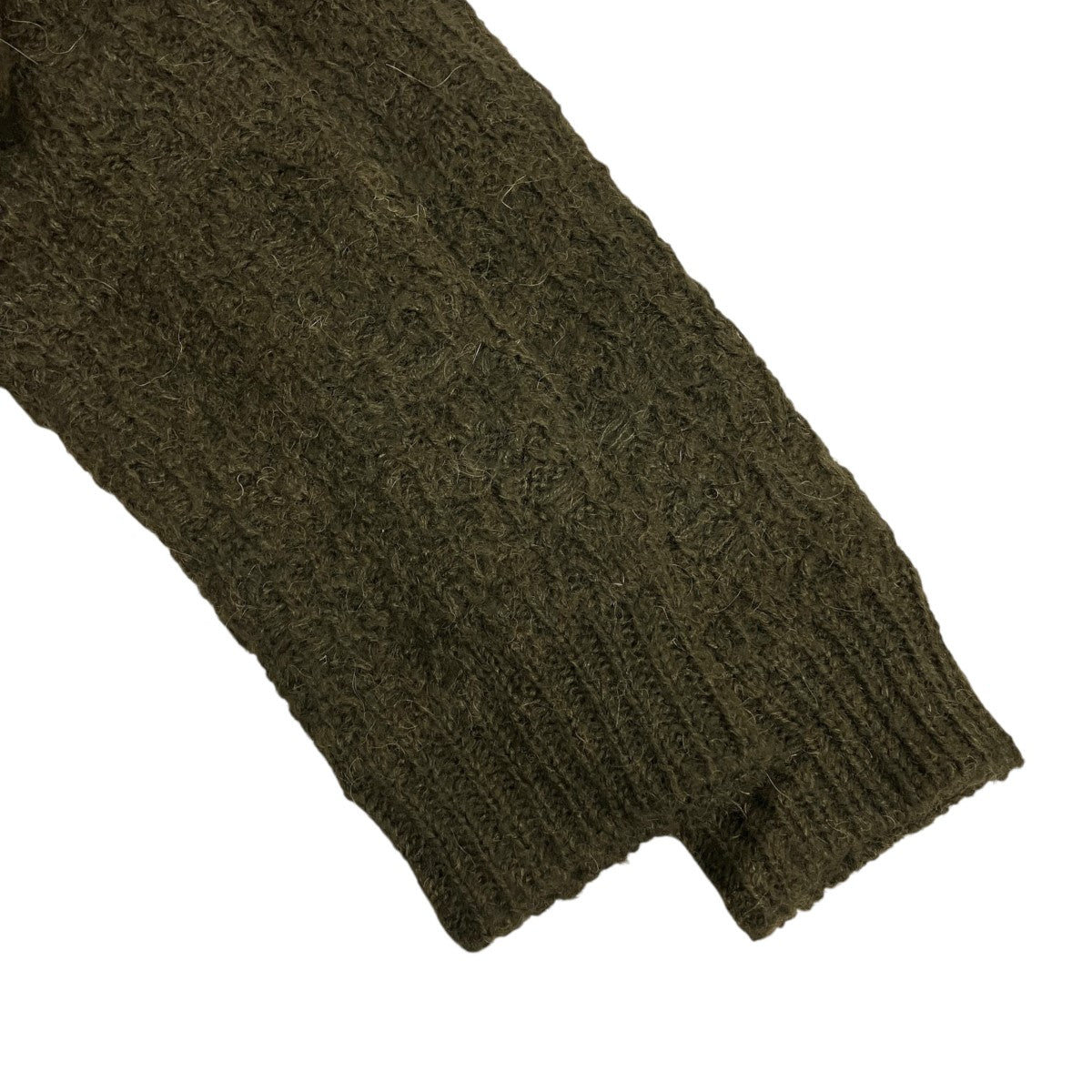 ARELIN SHAWL LAYER ED SWEATERフーデッドニット