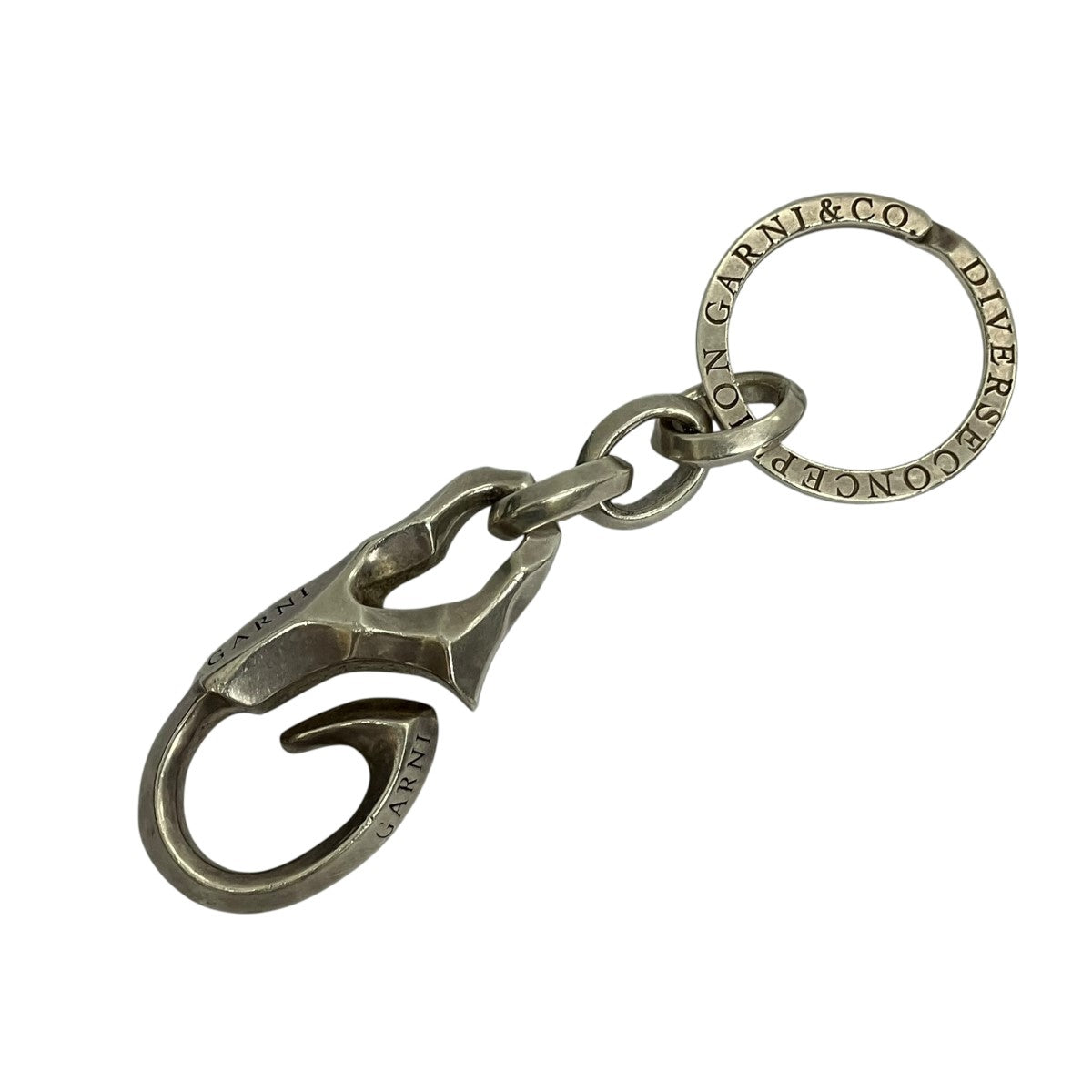 Hook On Key Holderシルバーキーホルダー