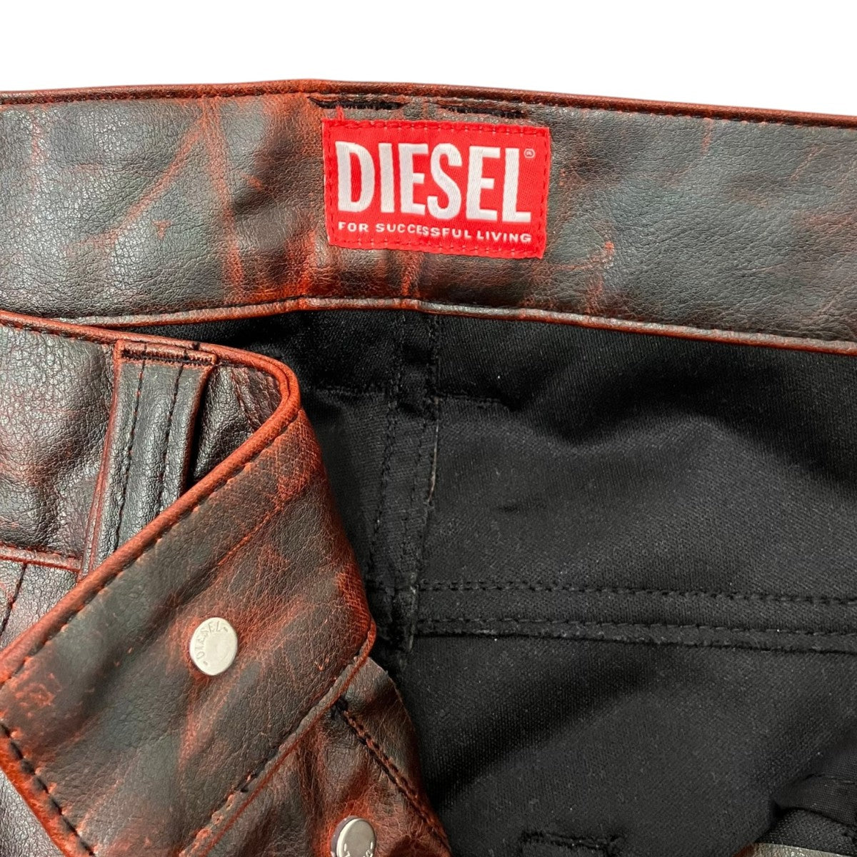 DIESEL コーティングトラウザーパンツA10461 古着・中古-3枚目のアイテム画像