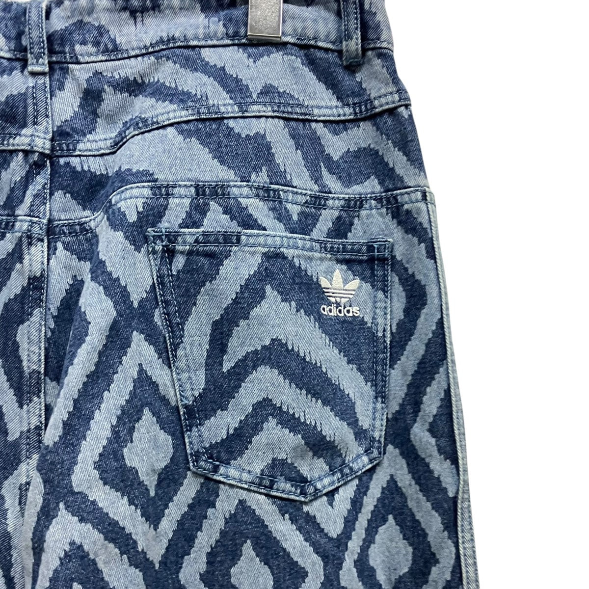 adidas 総柄ワイドデニムパンツIW0794 古着・中古-5枚目のアイテム画像