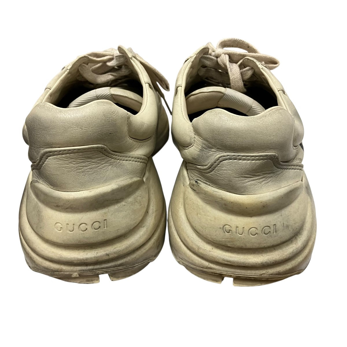 GUCCI USED加工レザースニーカー552089 古着・中古-4枚目のアイテム画像