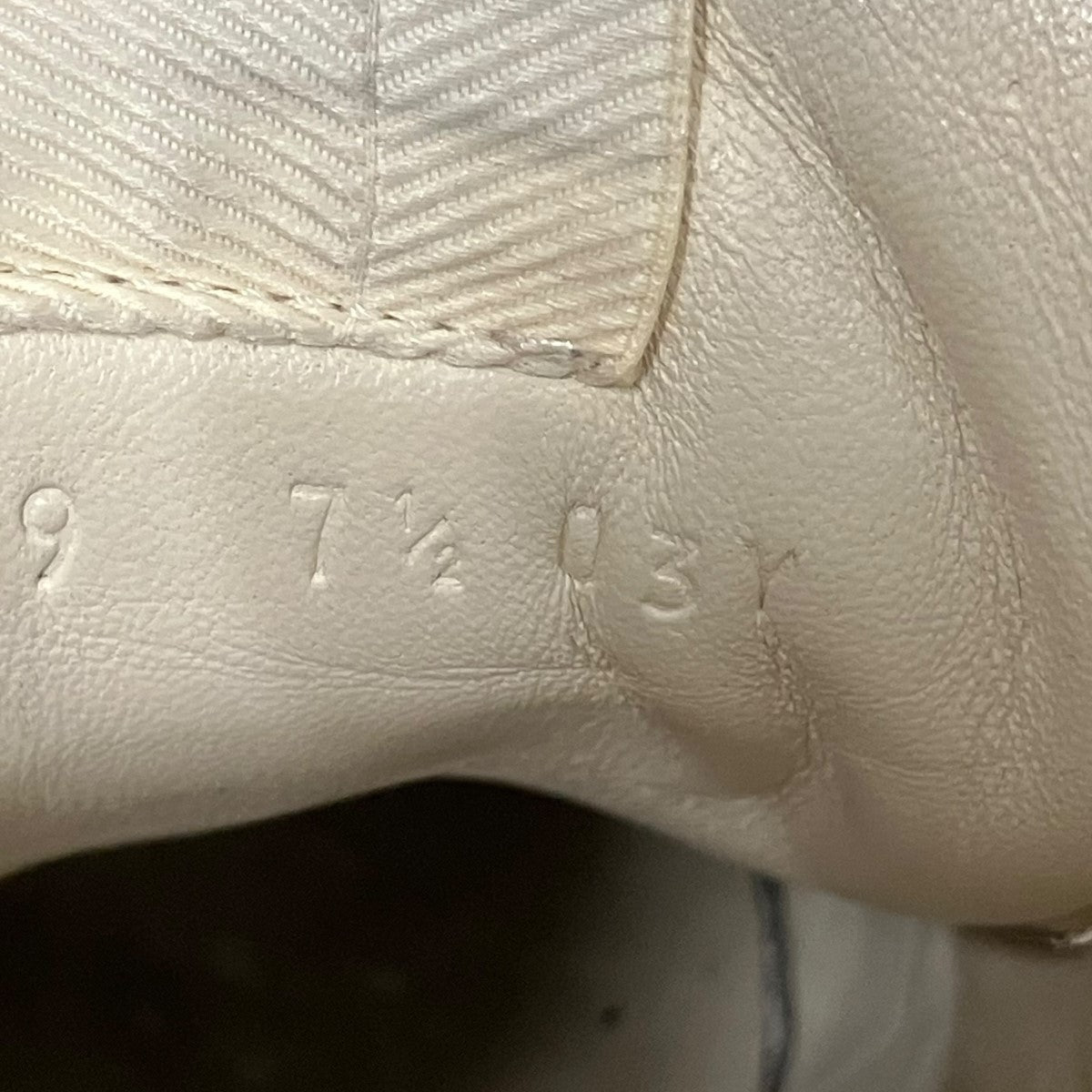 GUCCI USED加工レザースニーカー552089 古着・中古-6枚目のアイテム画像