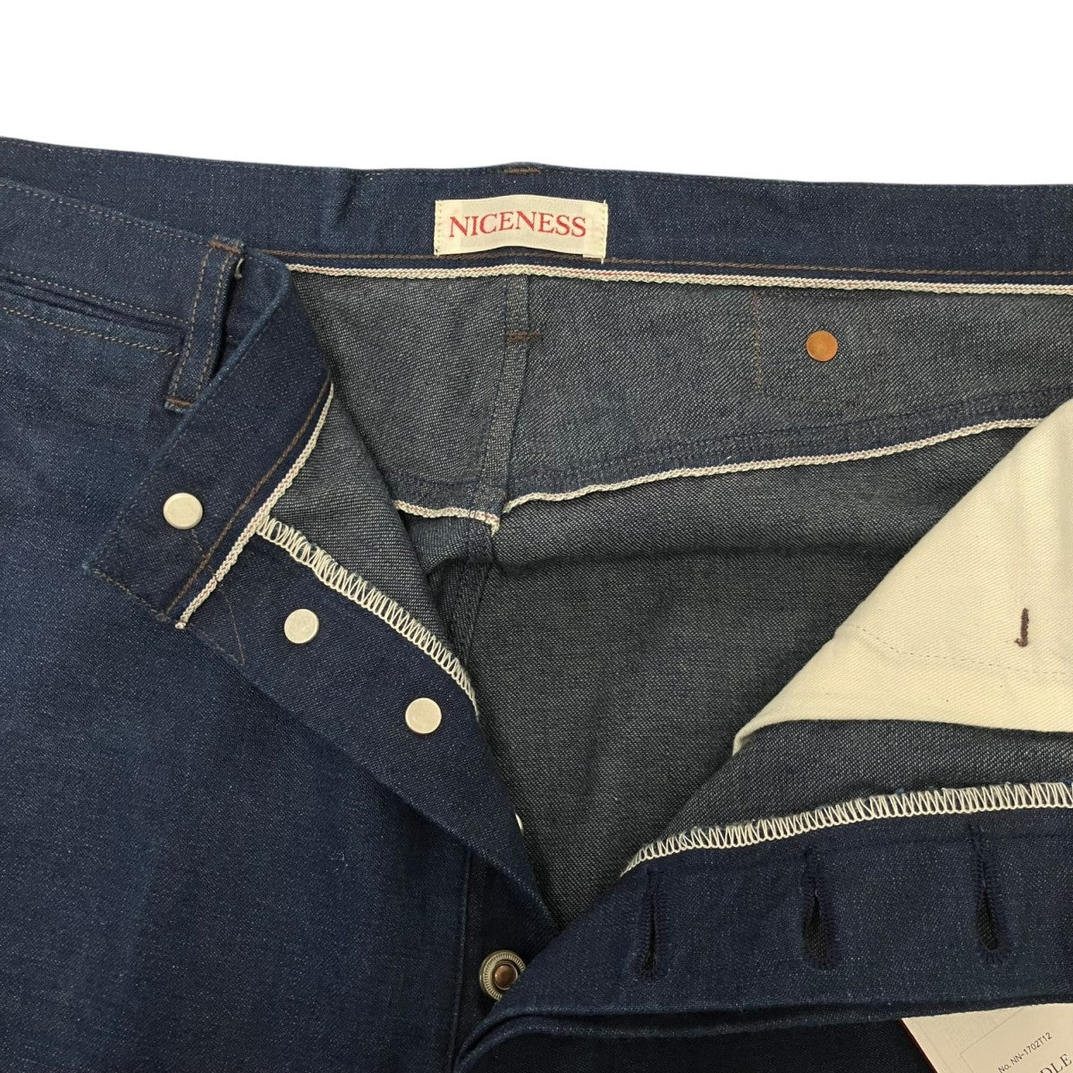 NICENESS 23AWSADDLEデニムパンツNN-1702T12 古着・中古-4枚目のアイテム画像