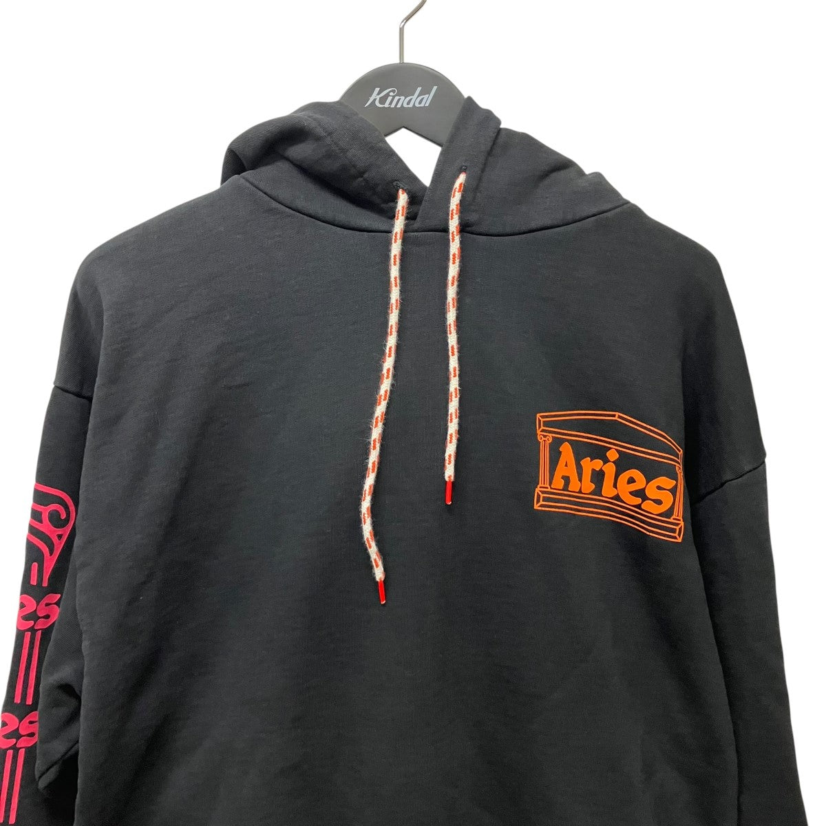 ARIES プリントロゴパーカー 古着・中古-3枚目のアイテム画像