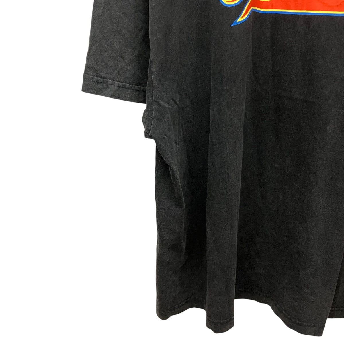 BALENCIAGA 21SSFlame print TEEユーズド加工プリントTシャツ656978 古着・中古-5枚目のアイテム画像