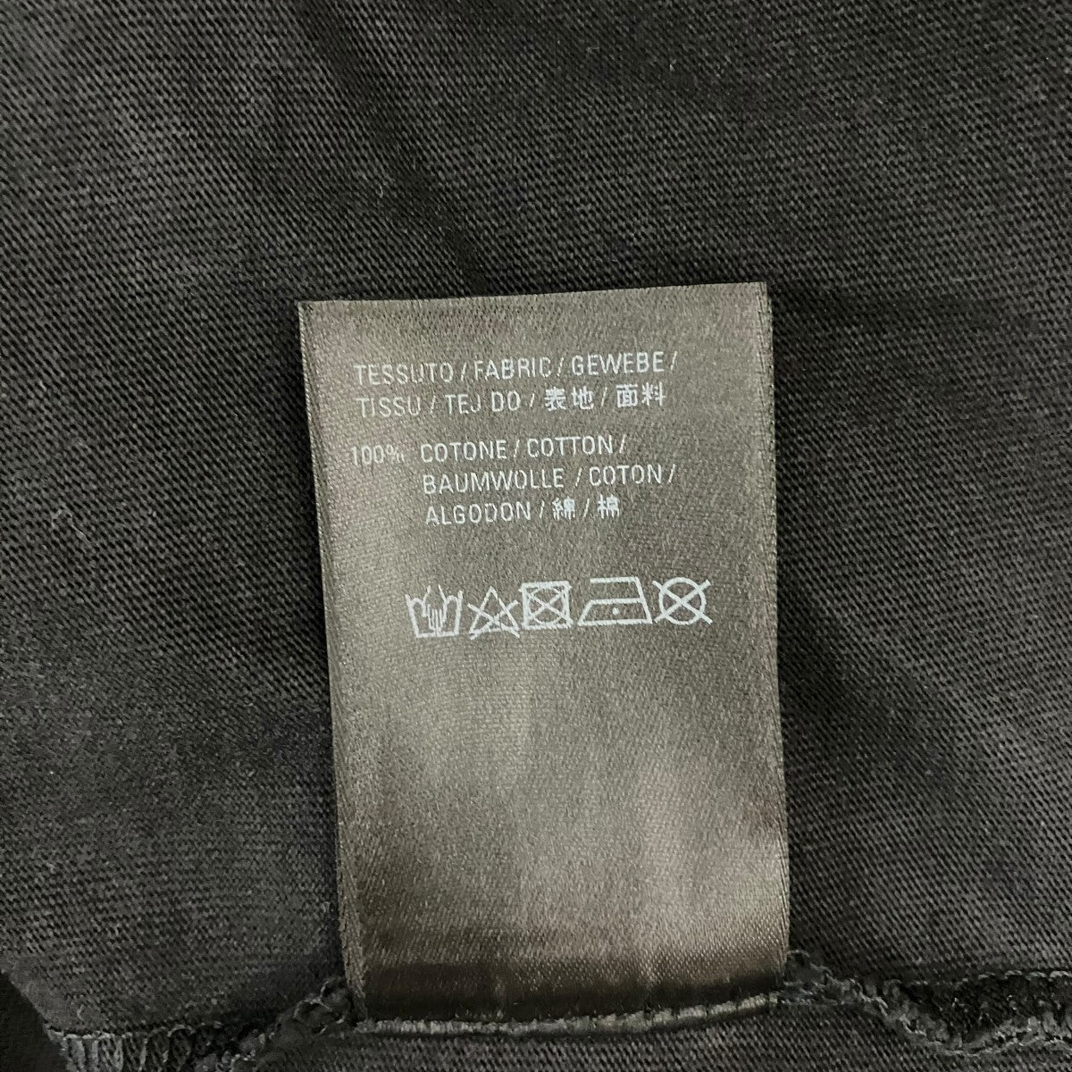 BALENCIAGA 21SSFlame print TEEユーズド加工プリントTシャツ656978 古着・中古-7枚目のアイテム画像