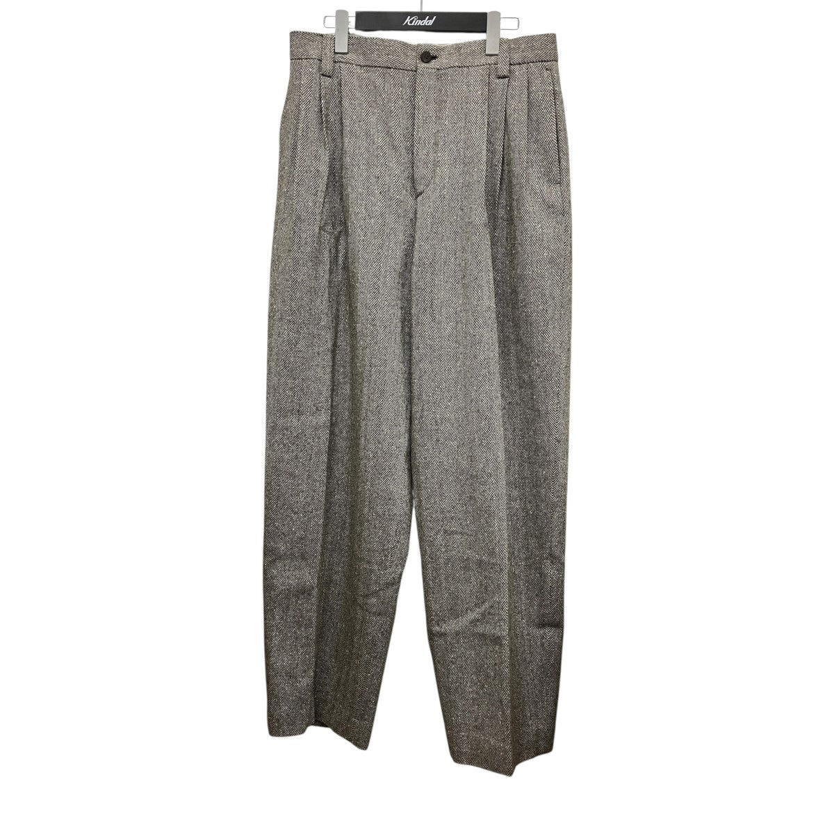 24AW紙袋 RUSSO PANTS (DONEGAL TWEED)ツイードスラックス0124205008018