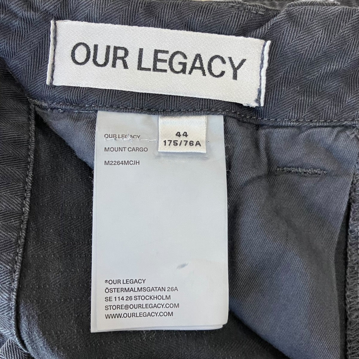 OUR LEGACY 26SSMOUNT CARGOペイントワイドカーゴパンツM2264MCJH 古着・中古-5枚目のアイテム画像