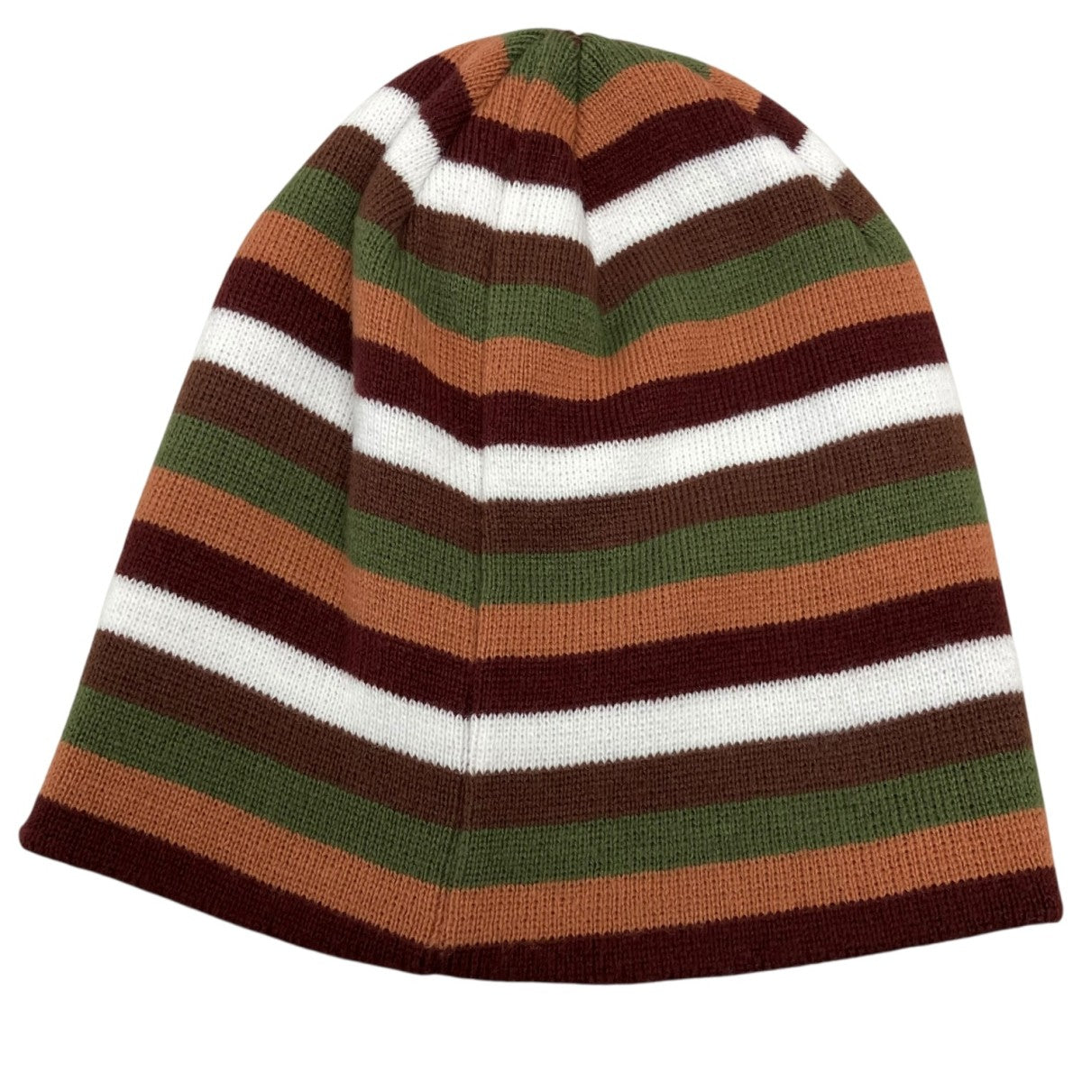 stussy SMOOTH STOCK STRIPED SKULLCAPニット帽1321239 古着・中古-2枚目のアイテム画像
