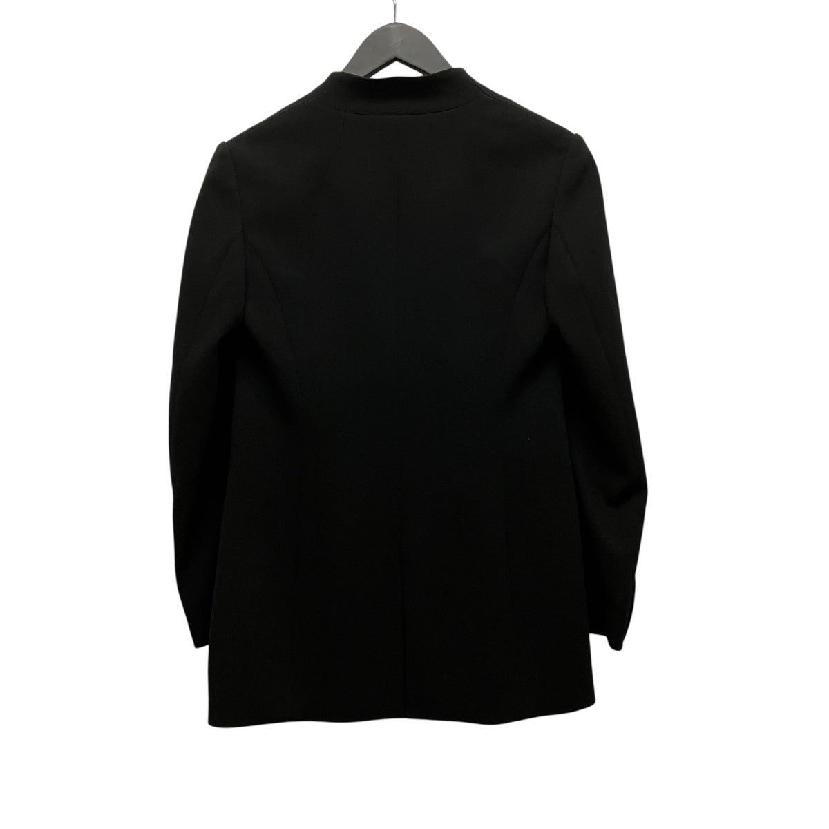 Acetate Polyester Collarless Double Breasted Suit JacketノーカラージャケットMM24FW-JK011