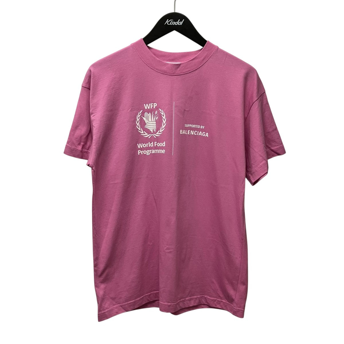 BALENCIAGA WFPロゴプリントTシャツ612965 古着・中古-1枚目のアイテム画像