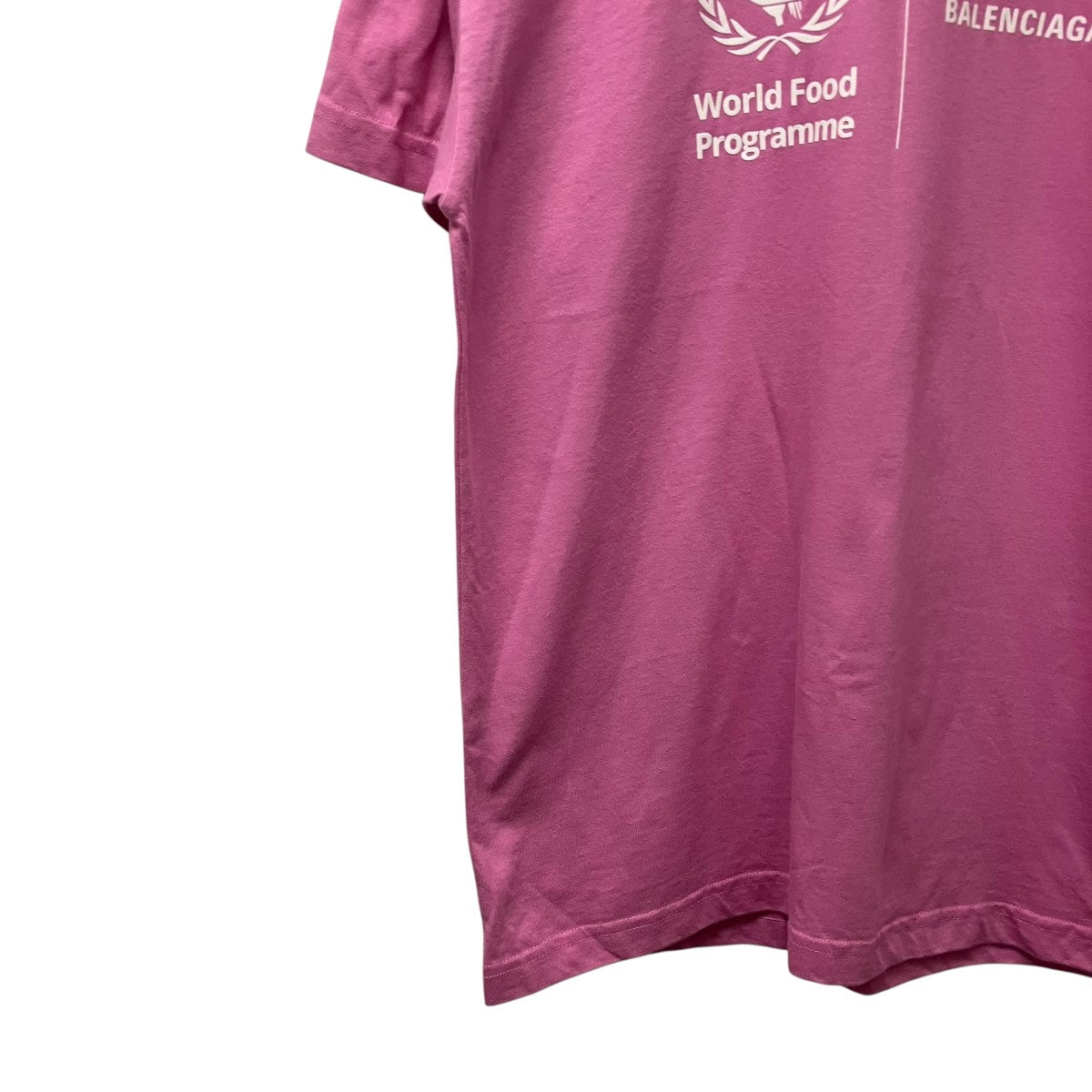 BALENCIAGA WFPロゴプリントTシャツ612965 古着・中古-5枚目のアイテム画像