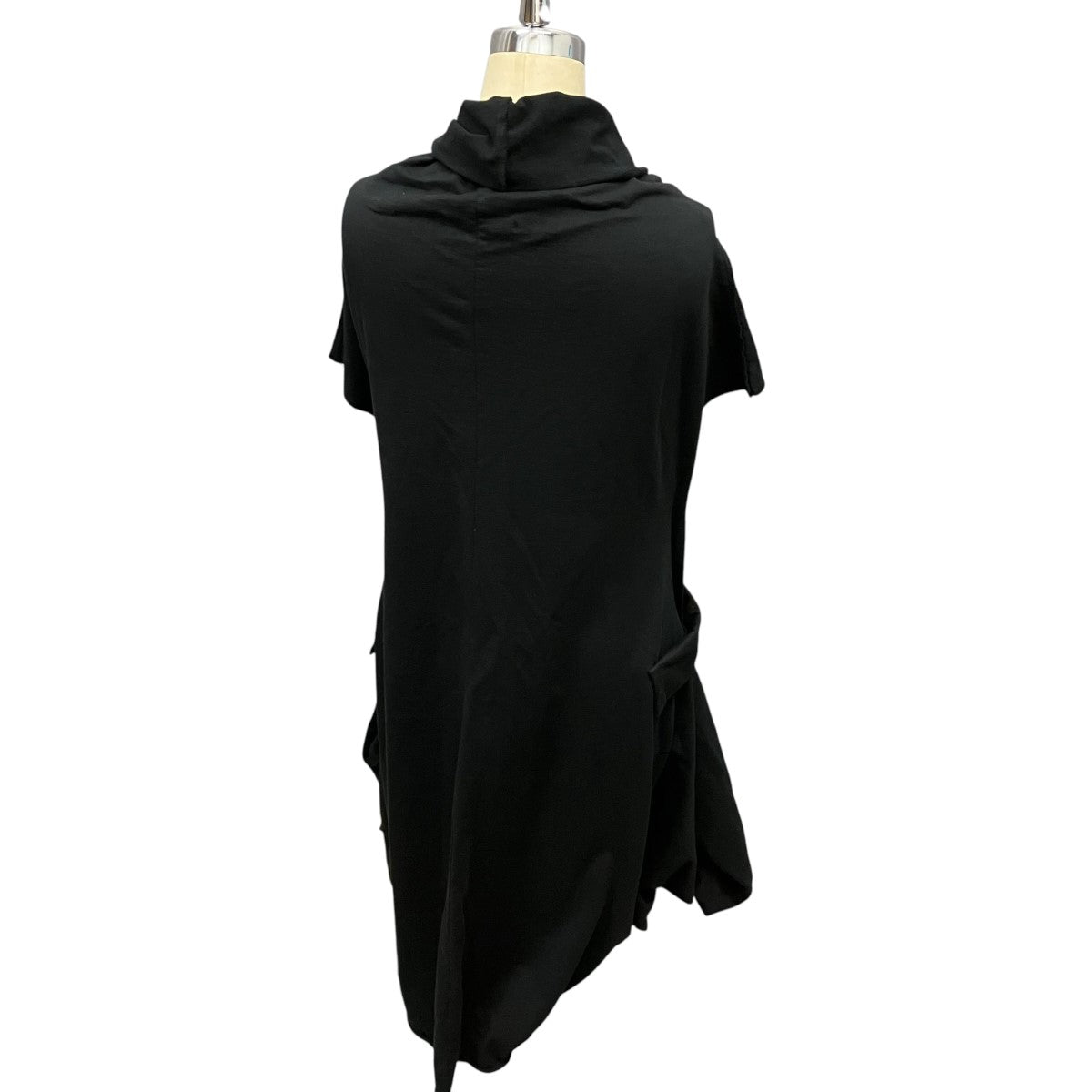 26SSCOTTON FRENCH TERRY DRAPE DETAIL DRESSジップアップワンピースLK-T63-046