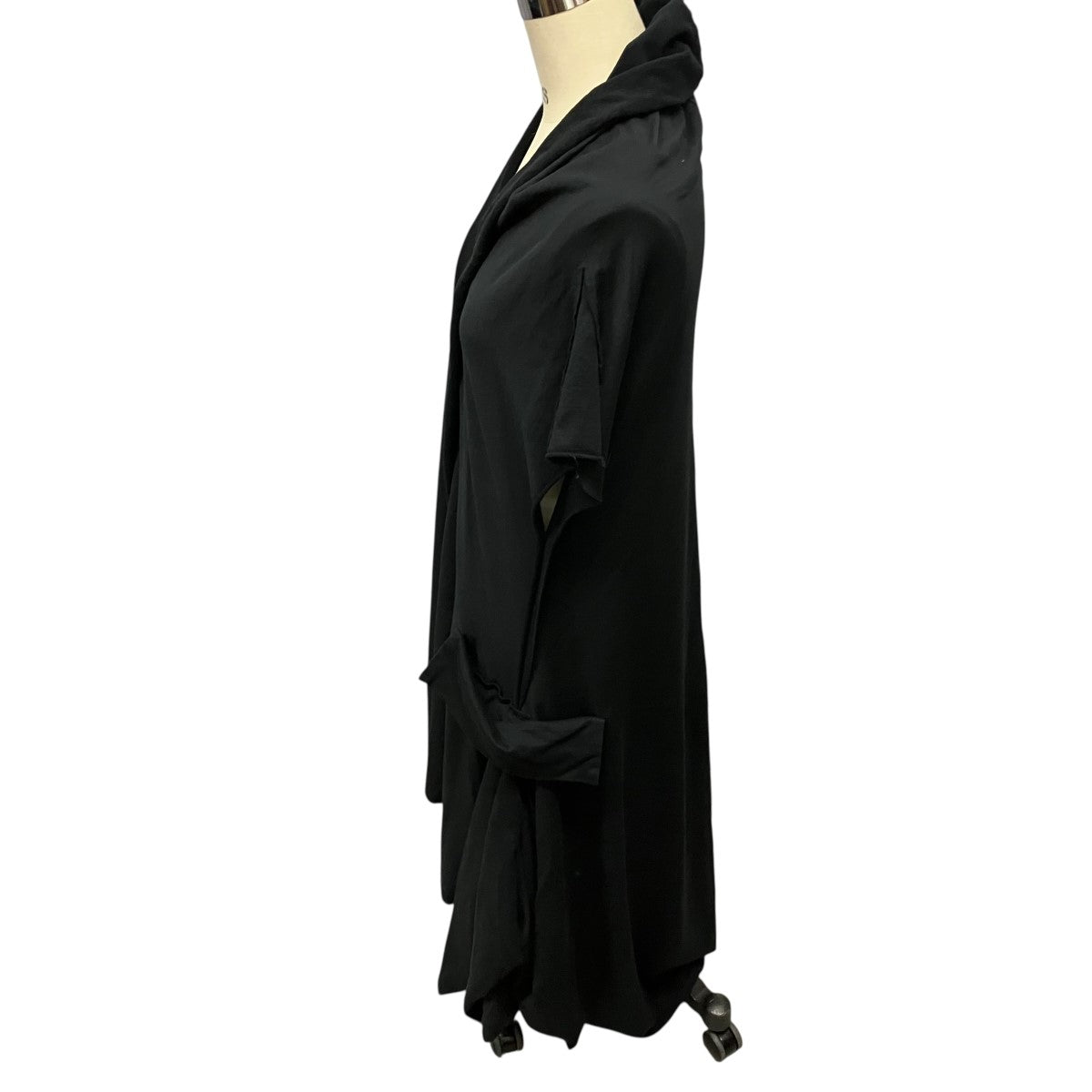 26SSCOTTON FRENCH TERRY DRAPE DETAIL DRESSジップアップワンピースLK-T63-046