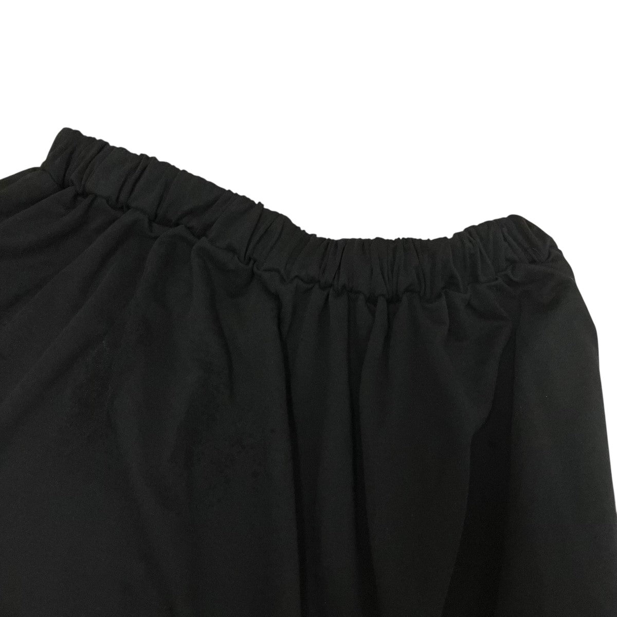 26SSCOTTON FRENCH TERRY SIDE DRAPE SKIRTアシンメトリーイージースカートLK-T82-046