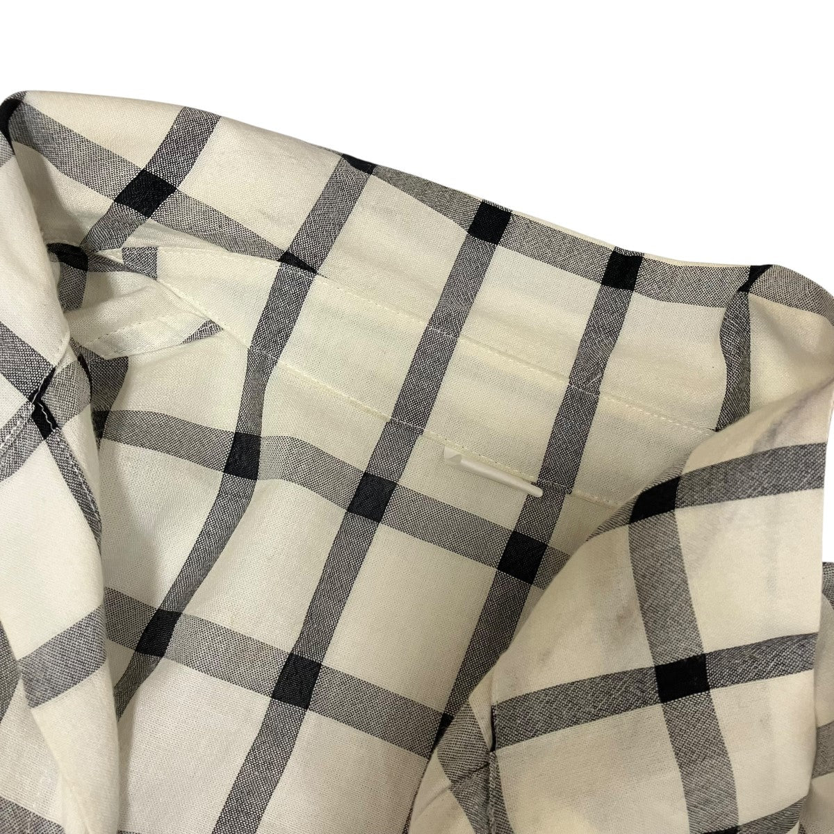 25SSCOTTON CUPRO PLAID SHIRT DRESSチェックシャツワンピースYD-D25-021