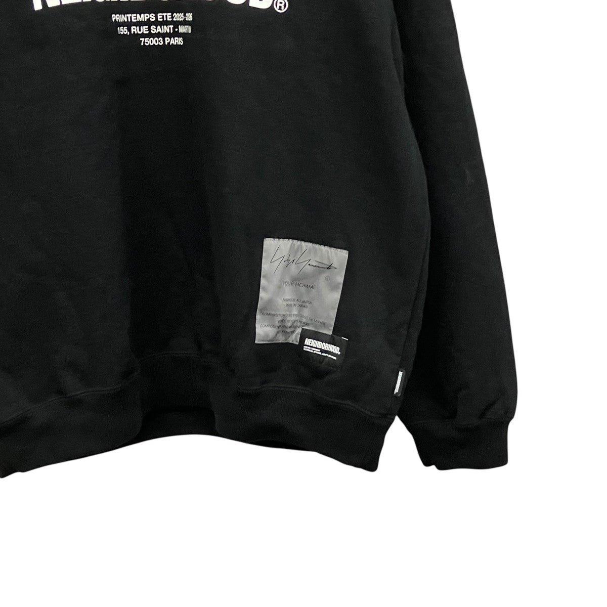 25AWSWEAT SHIRT LSロゴプリントスウェットHK-T99-999