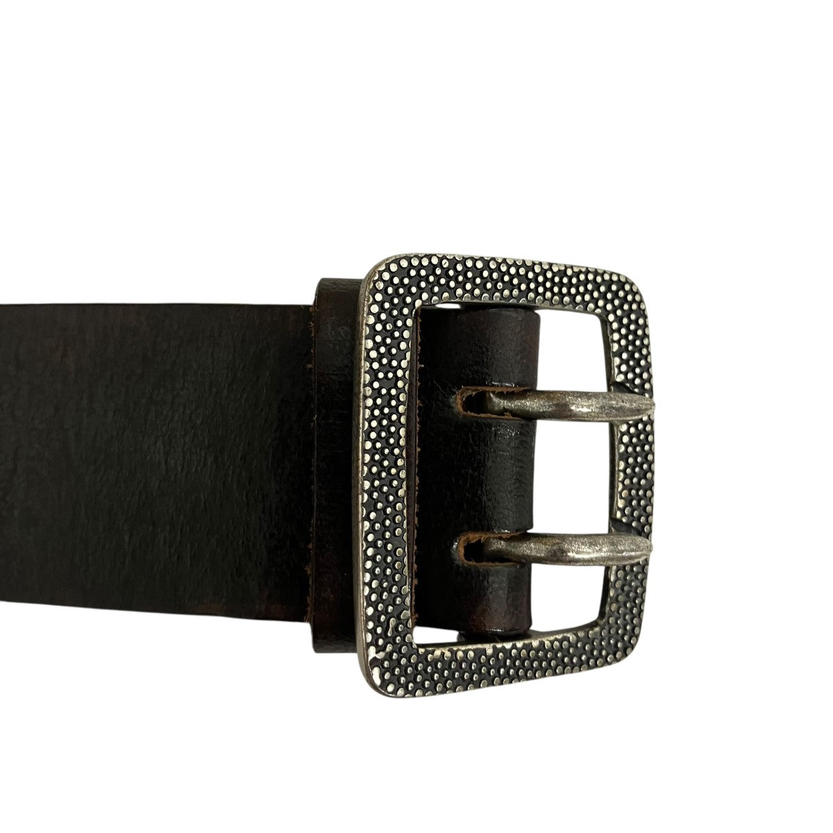 DSQUARED2 レザーダブルピンベルト 古着・中古-2枚目のアイテム画像