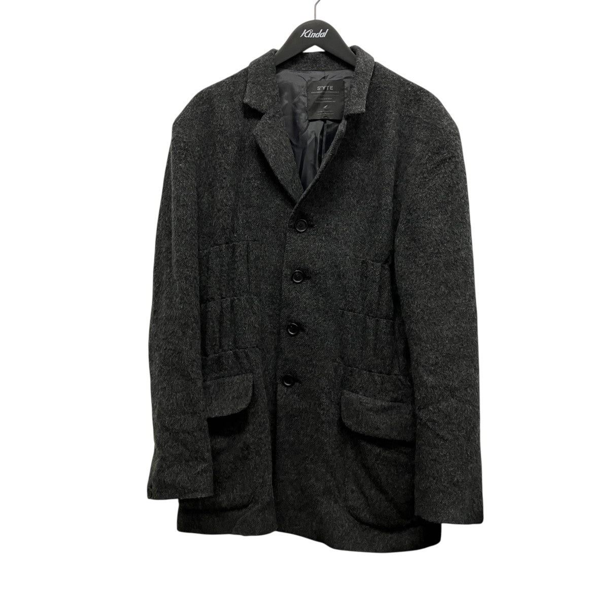 SAMPLE ECO WOOL BEAVER JACKET WITH GATHERED SHIRRINGウールジャケットUU-J03-107