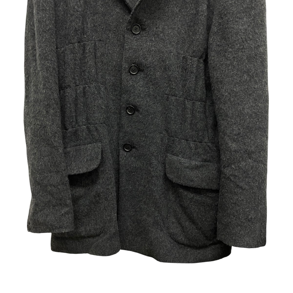 SAMPLE ECO WOOL BEAVER JACKET WITH GATHERED SHIRRINGウールジャケットUU-J03-107