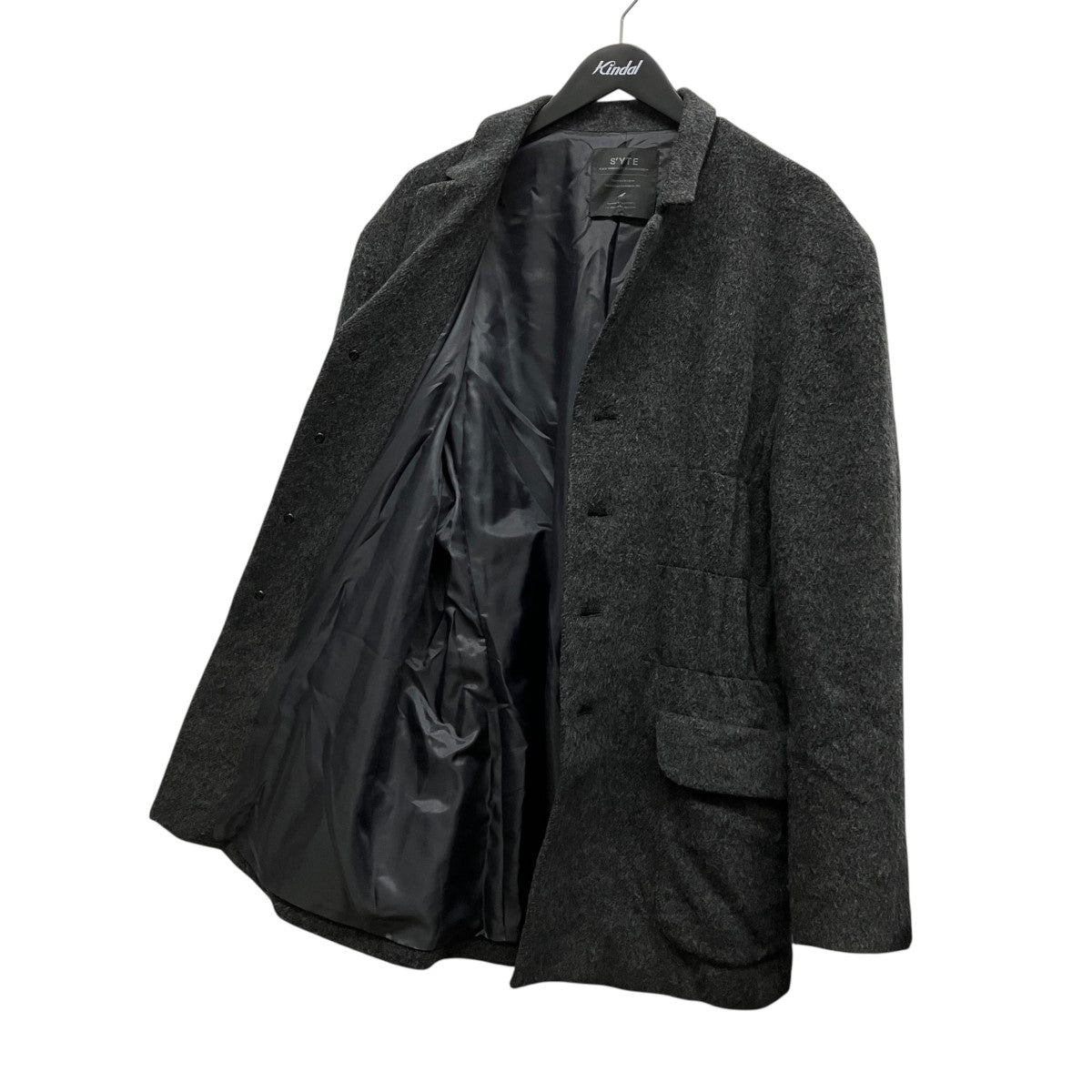 SAMPLE ECO WOOL BEAVER JACKET WITH GATHERED SHIRRINGウールジャケットUU-J03-107